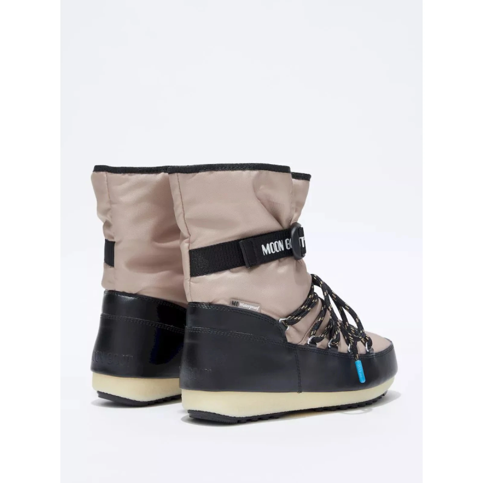 Dámske členkové zimné topánky MOON BOOT LOOP NYLON, 002 sand · záber 3