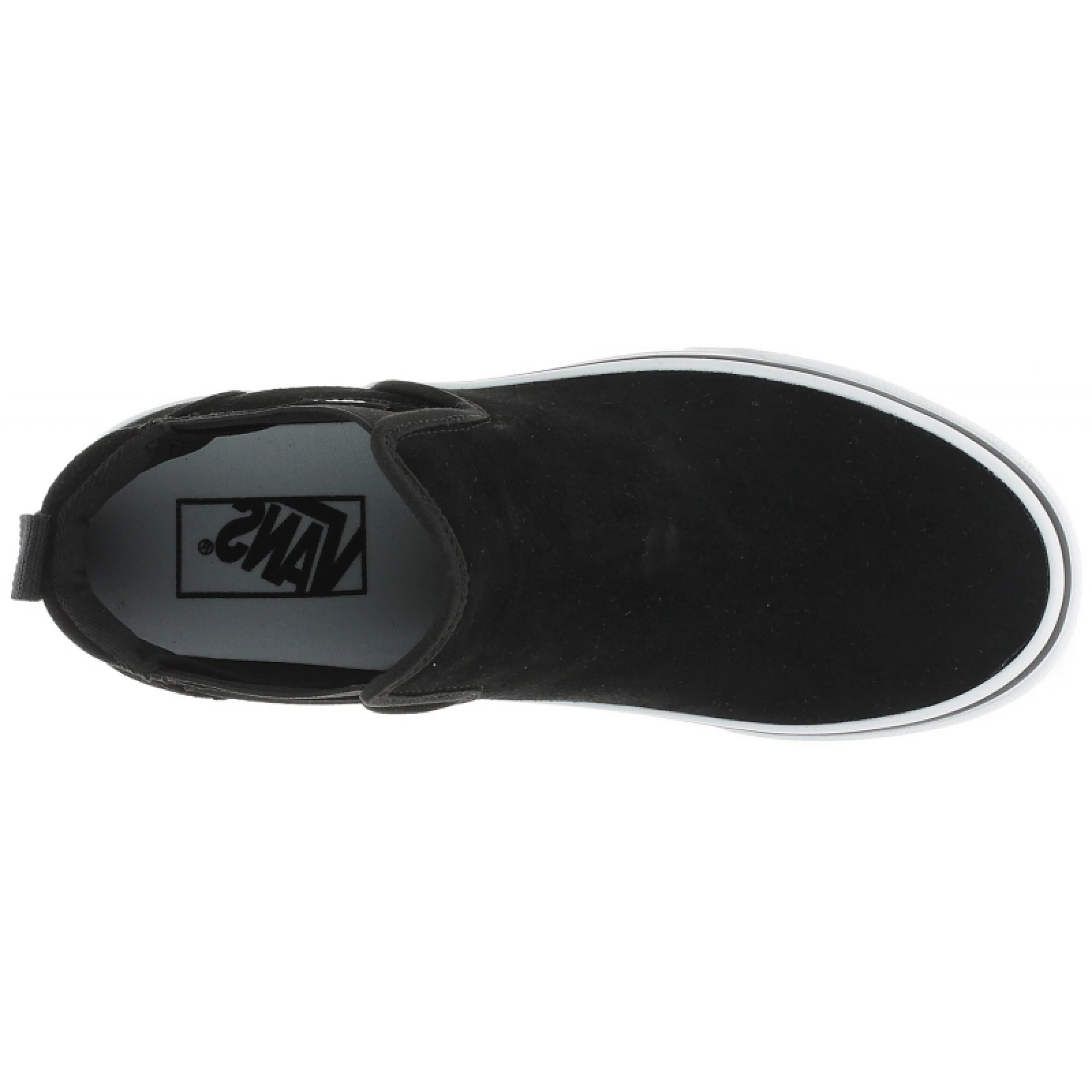 Dámska vychádzková obuv VANS WM Asher MI-(Suede) black white · záber 3