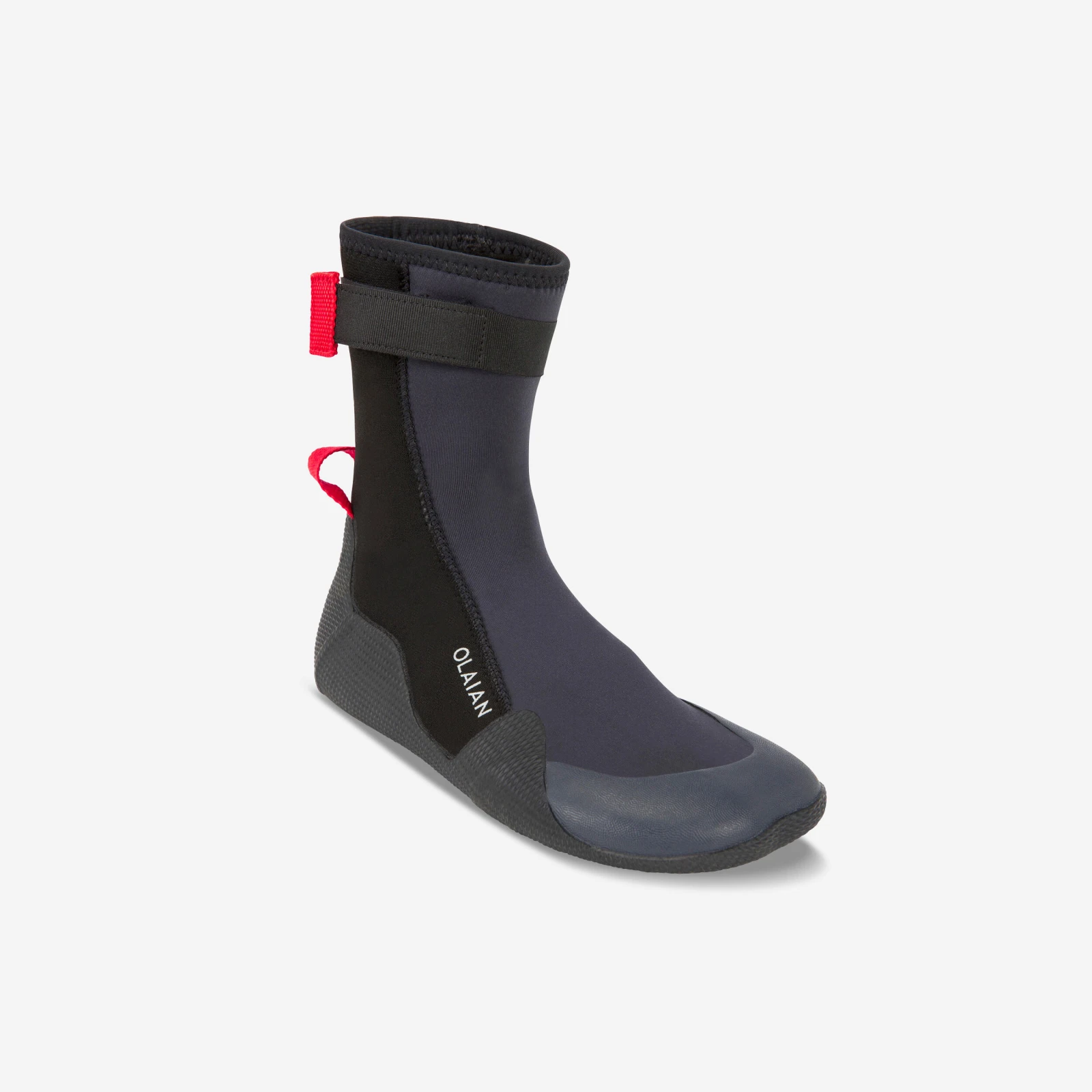 DECATHLON Detské čižmičky 500 3 mm čierno-červené 31-32 · záber 1