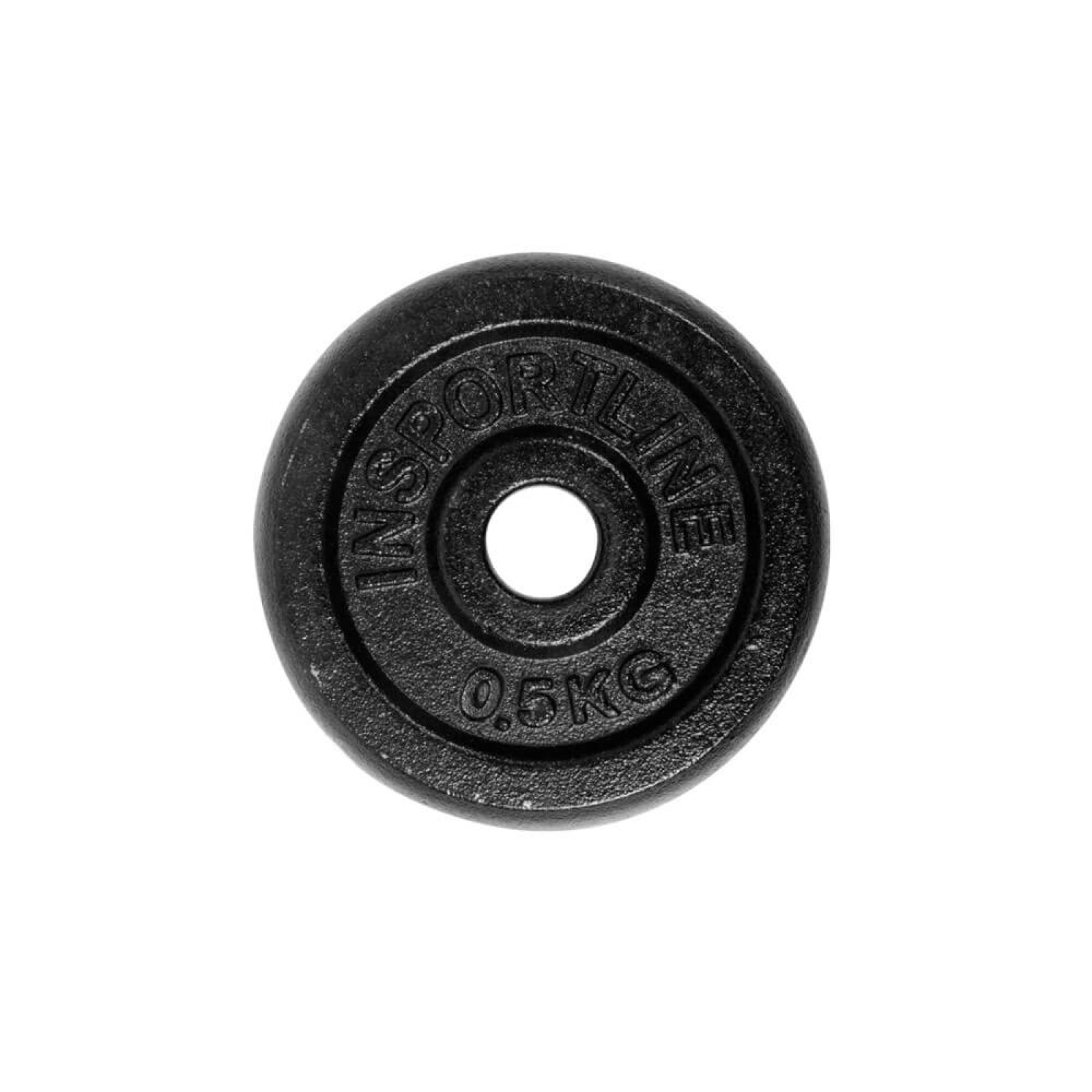 Liatinový kotúč inSPORTline Castblack 0,5 kg 30 mm · záber 1