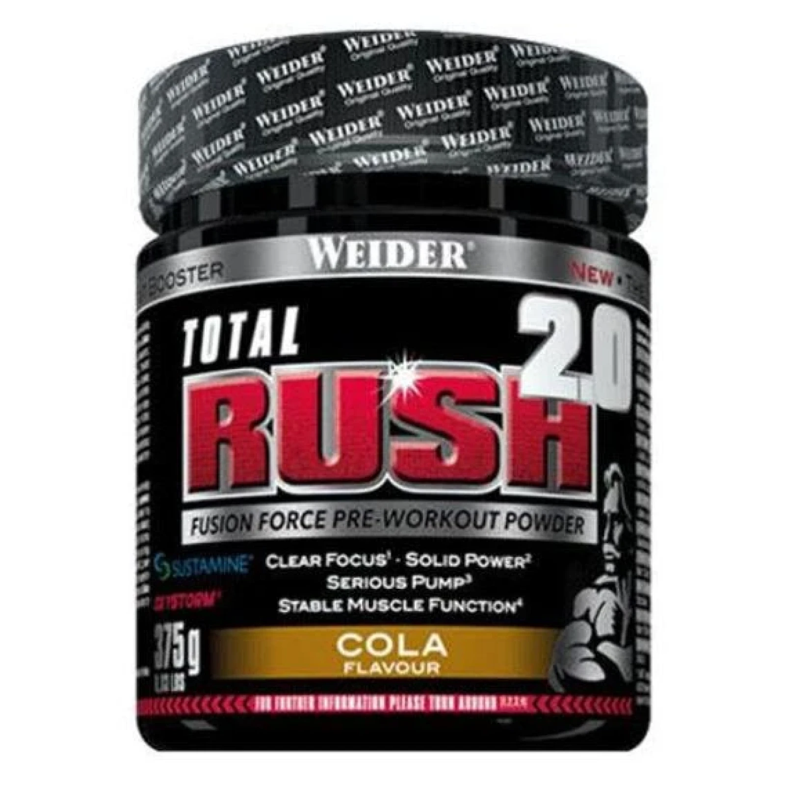 Weider Total Rush 2.0 - Příchuť: Brusinka | Hmotnost: 0,375 kg | Balení: 6 · záber 4