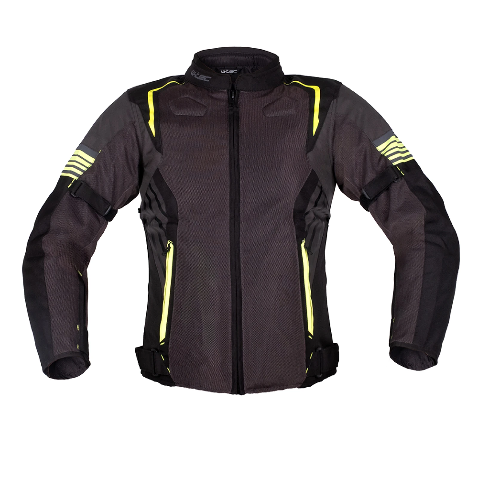 Letná moto bunda W-TEC Pelyes Farba šedá-fluo, · záber 1