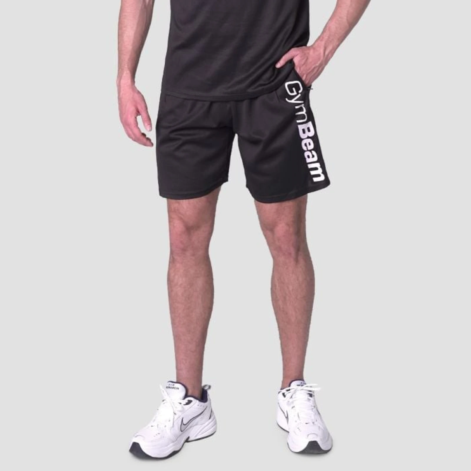 Мъжки шорти Mesh Essence Black - GymBeam - Размер: XXL | Тегло: 0,215 g | Опаковка: 75 · záber 1