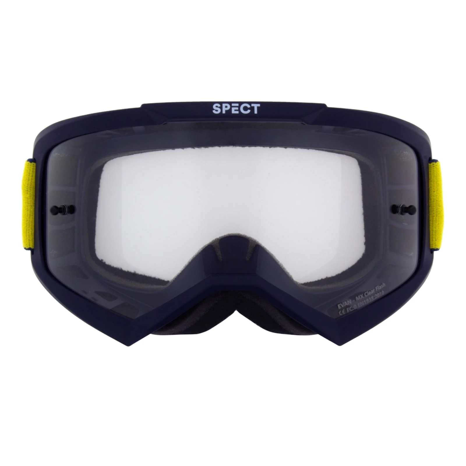 RedBull Spect Evan, modré matné, plexi čiré · záber 4