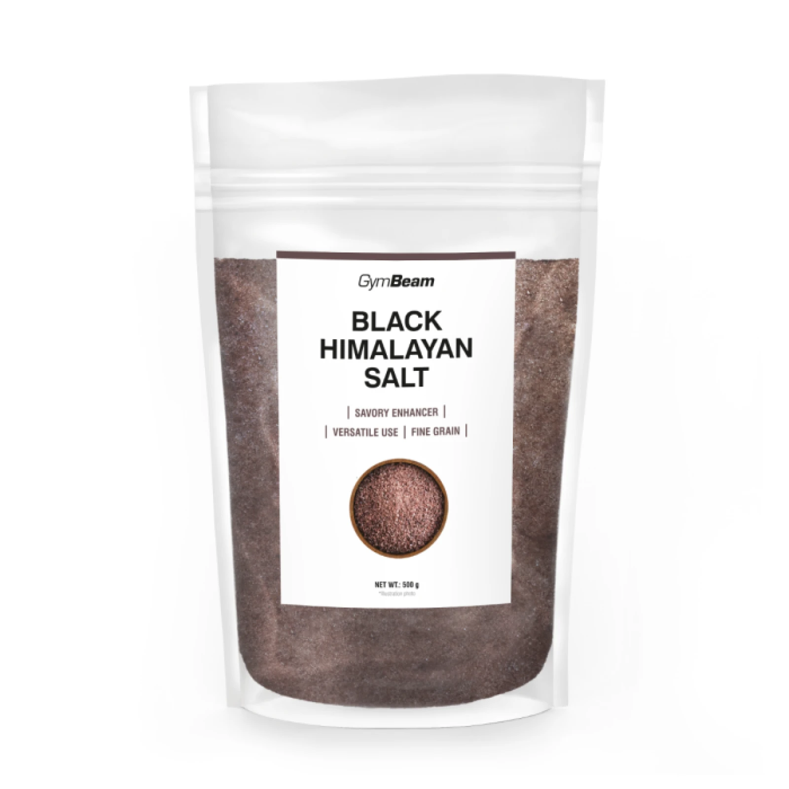 Черна хималайска сол 500 g - фина - GymBeam · záber 1