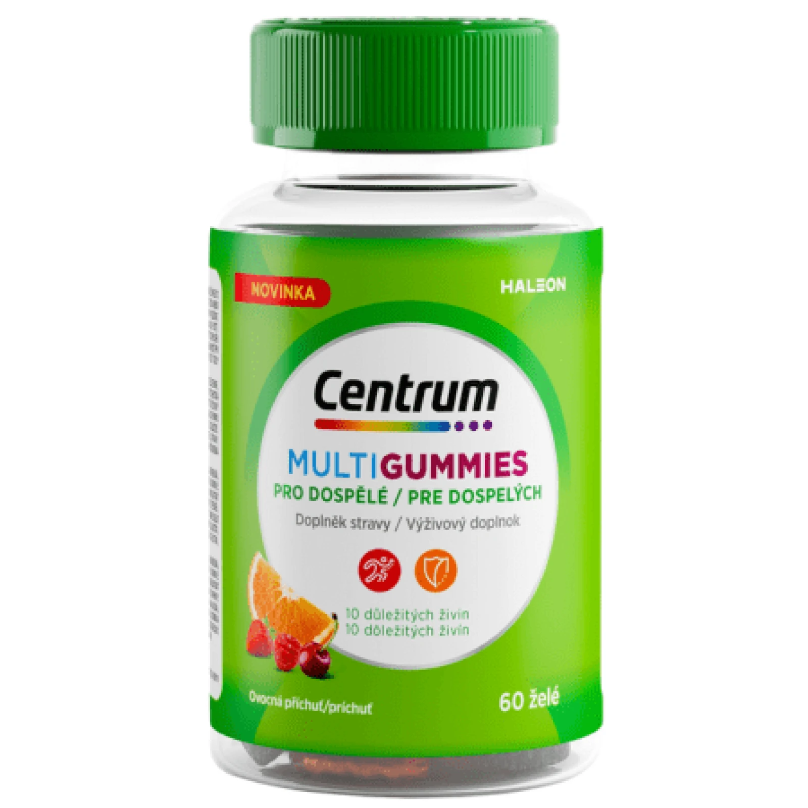 CENTRUM Multigummies pre dospelých s ovocnou príchuťou 60 želé · záber 1