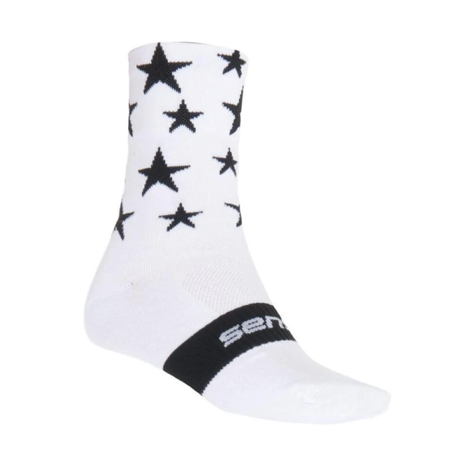 Sensor ponožky Stars Bílá/černá · záber 1