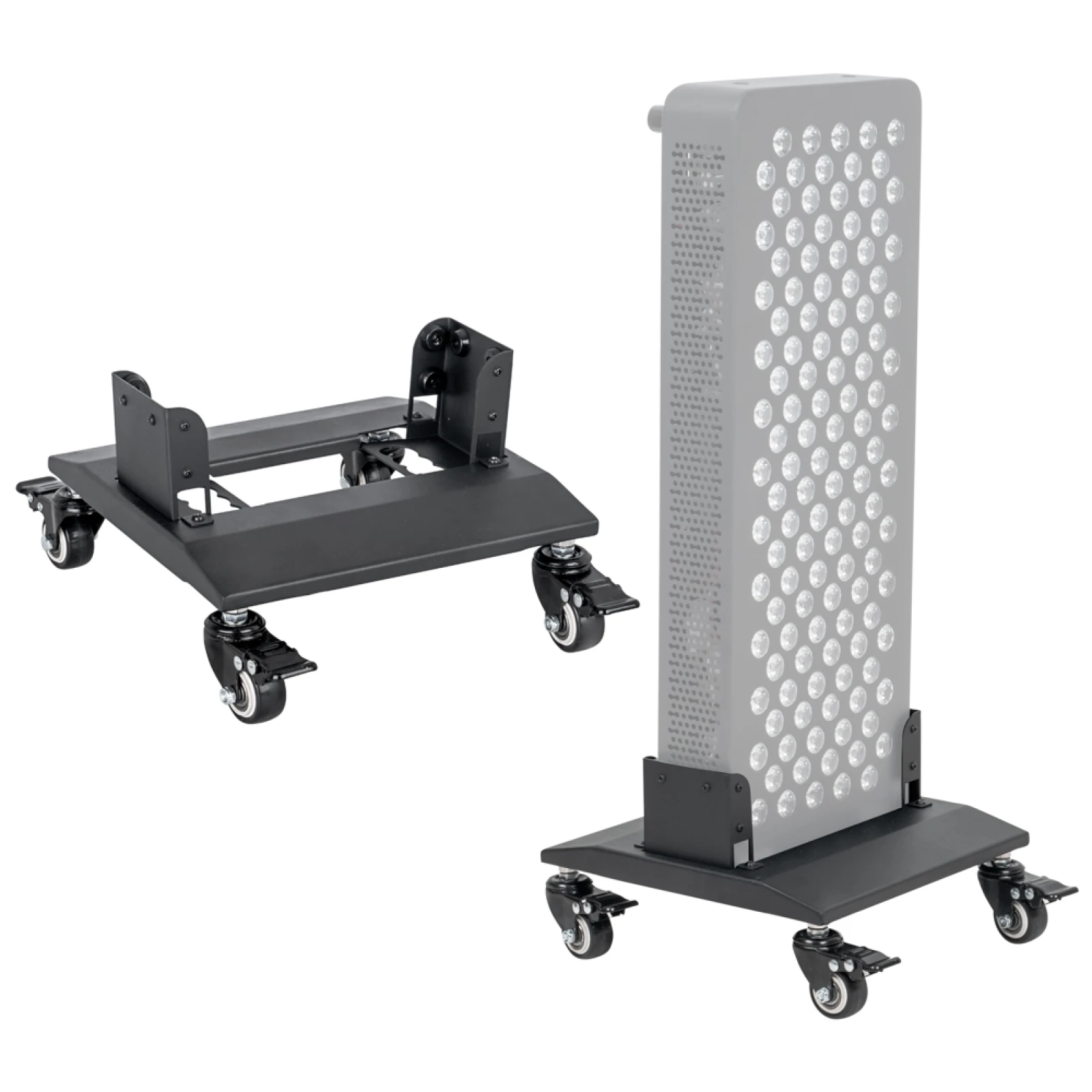 Stojan s kolieskami pre infračervený LED panel inSPORTline Flabor a Klostar · záber 1