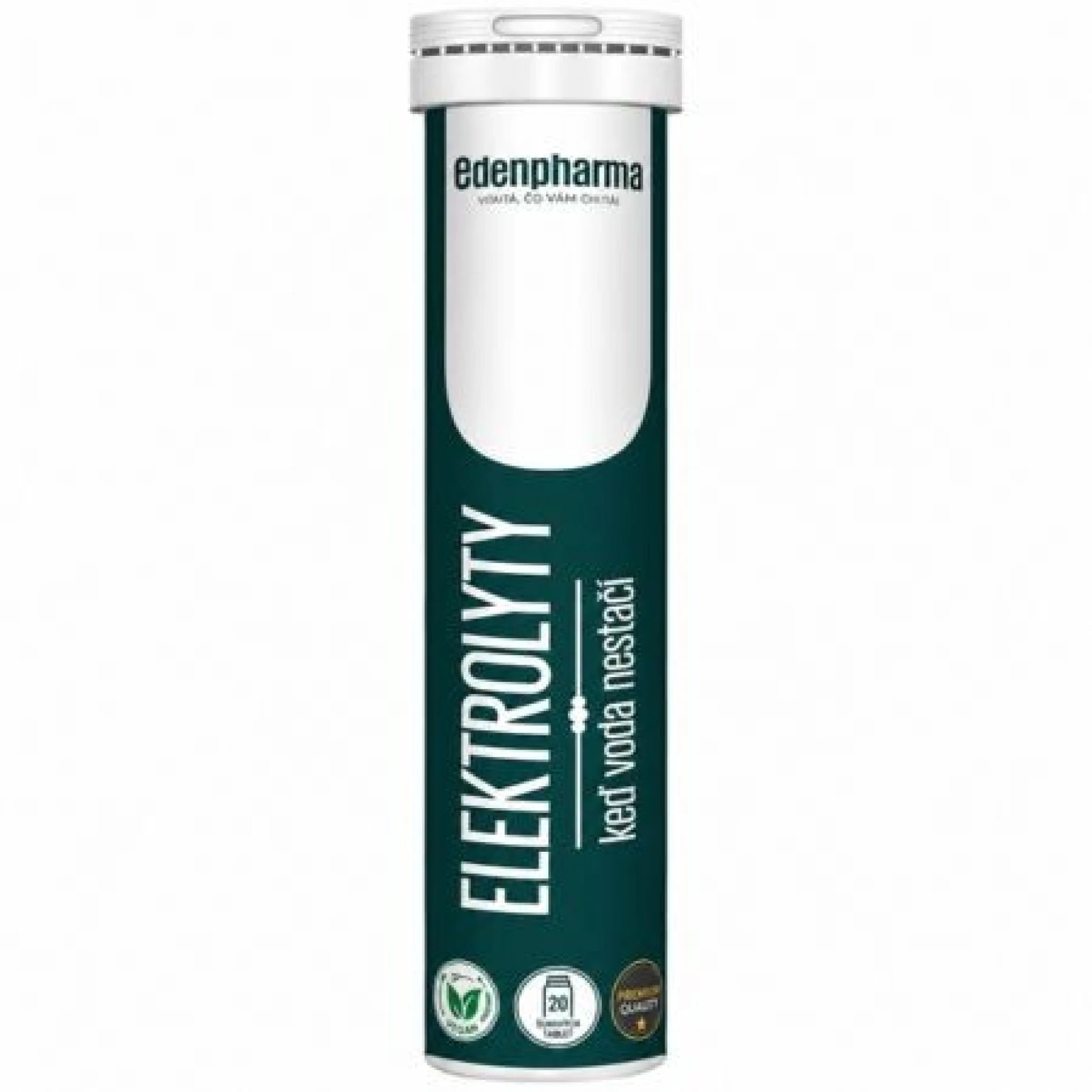 EDENPharma ELEKTROLYTY šumivé tablety príchuť pomaranč 20 ks · záber 1