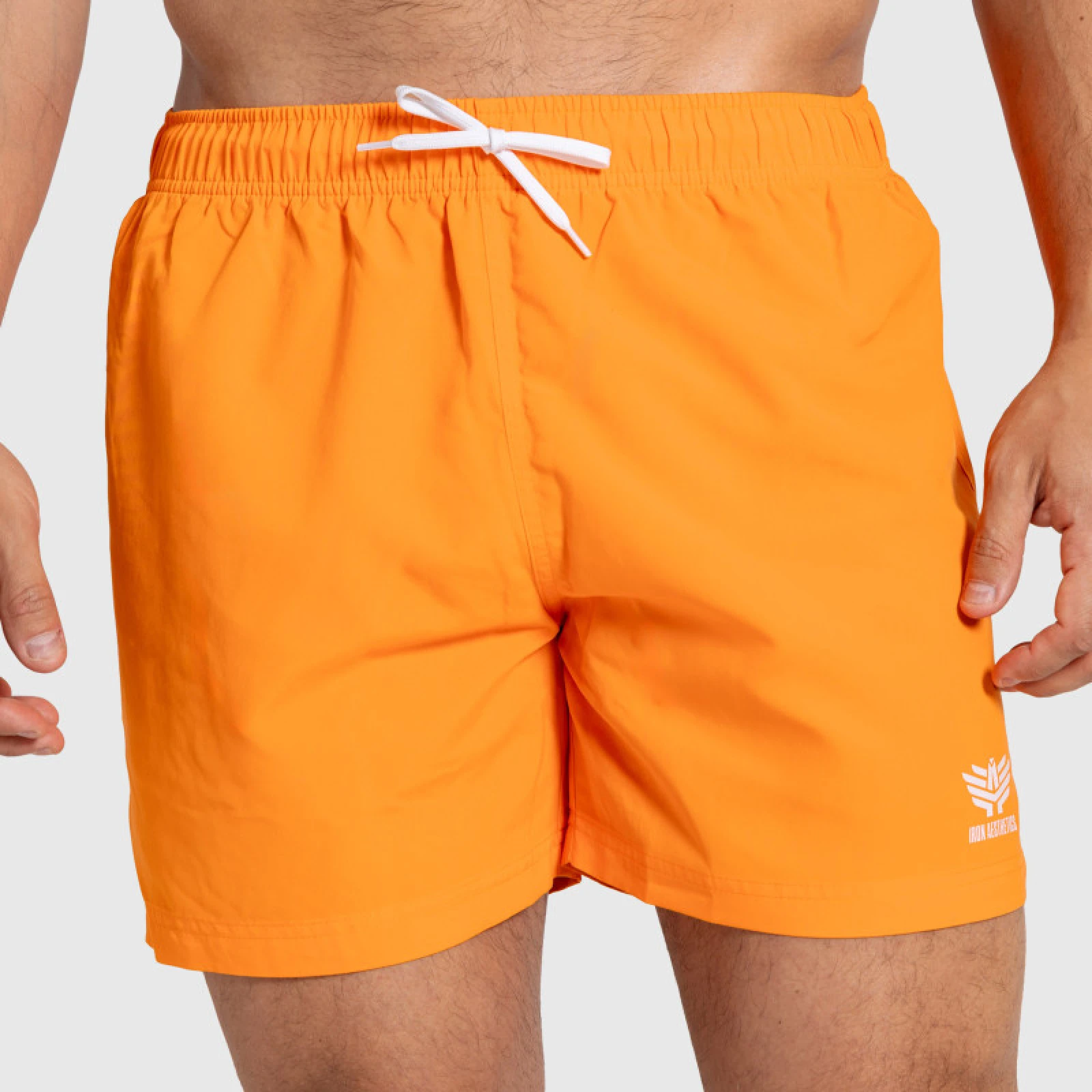 Pánske plavecké šortky Iron Aesthetics Sunshine, oranžové · záber 1