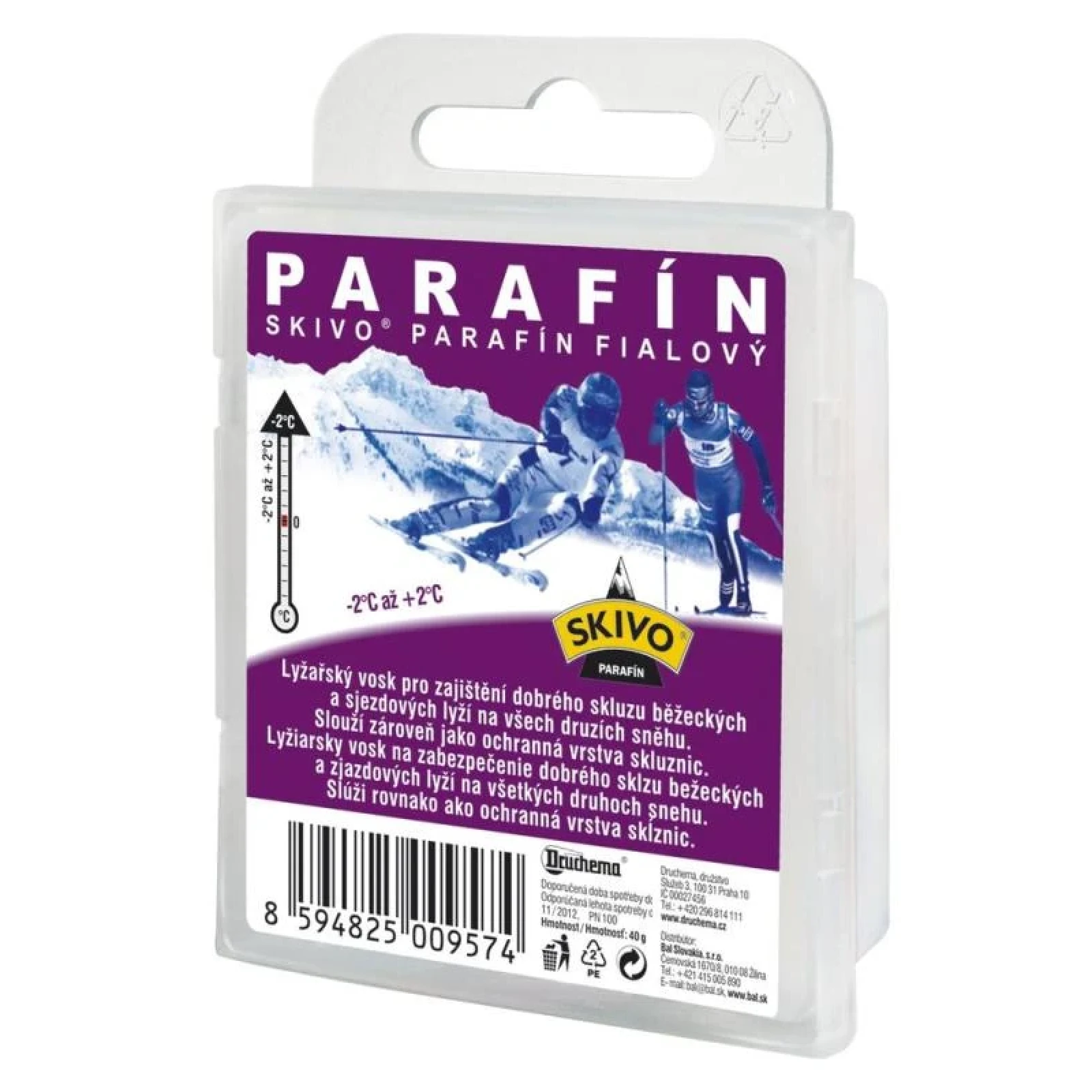 Skivo Parafín fialový 40 g · záber 1