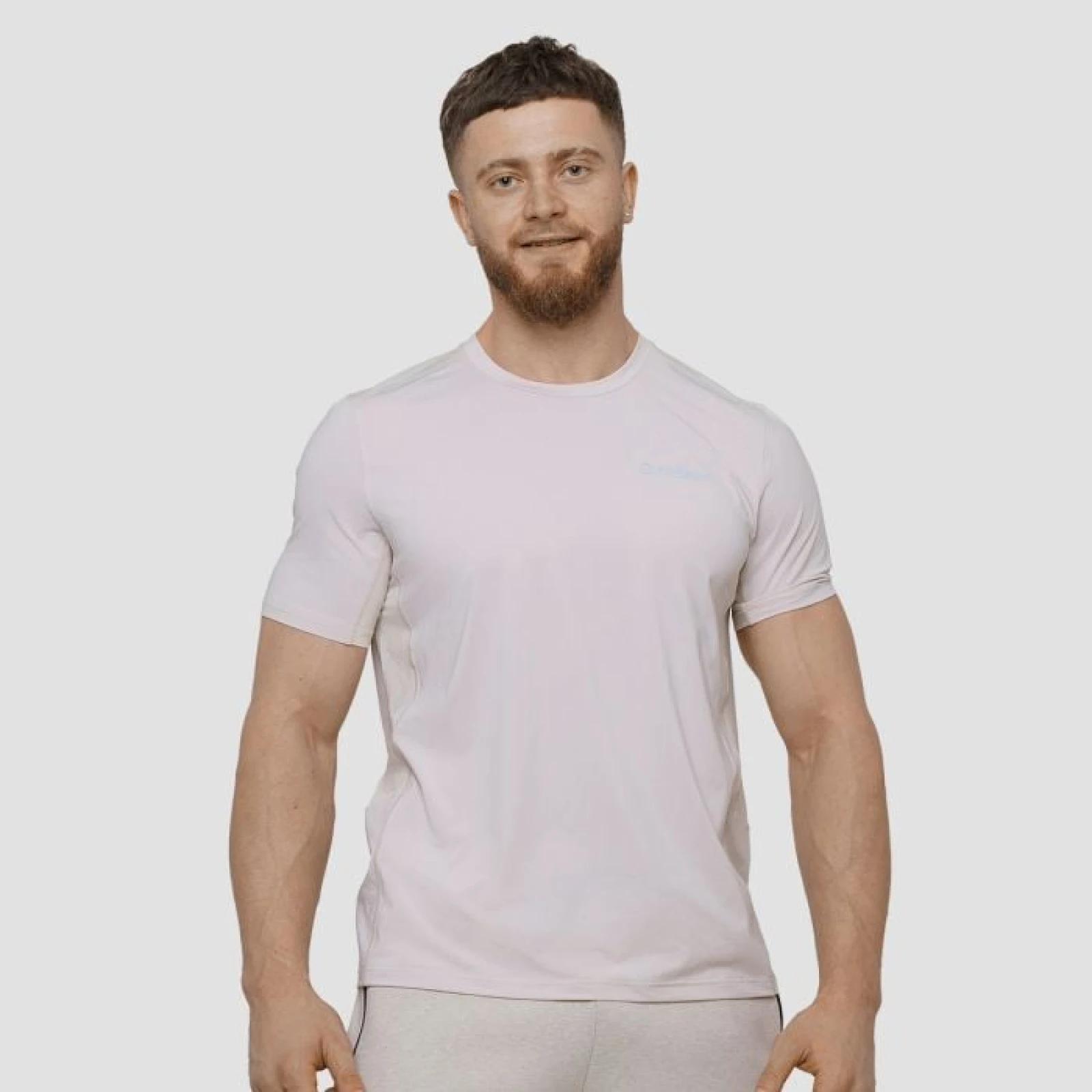 Мъжка спортна тениска Agile Desert - GymBeam - Размер: XL | Цвят: béžová | Тегло: 0,17 g | Опаковка: 50 · záber 1