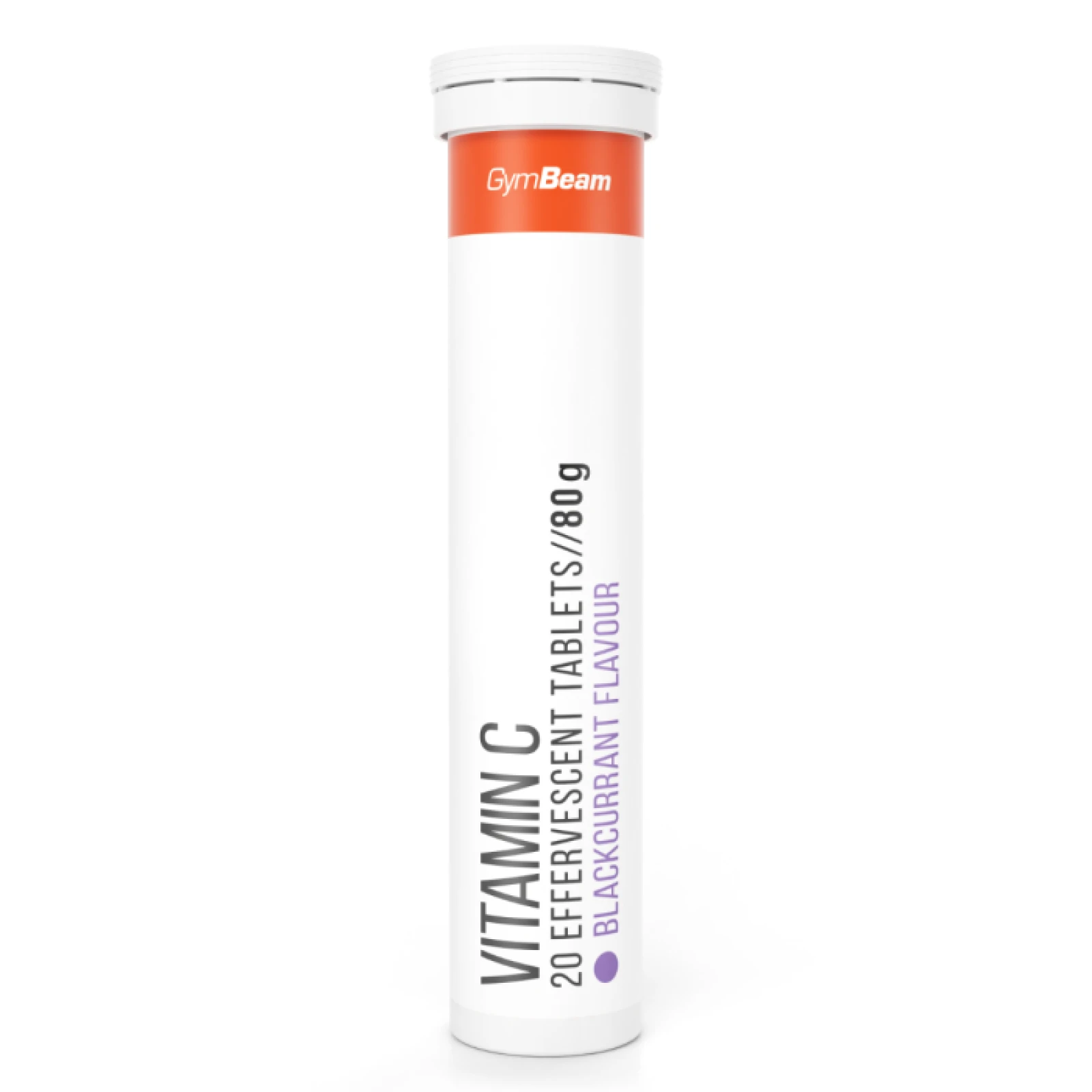 GymBeam Vitamín C 1000 mg šumivý 20 tab. čierne ríbezle · záber 1