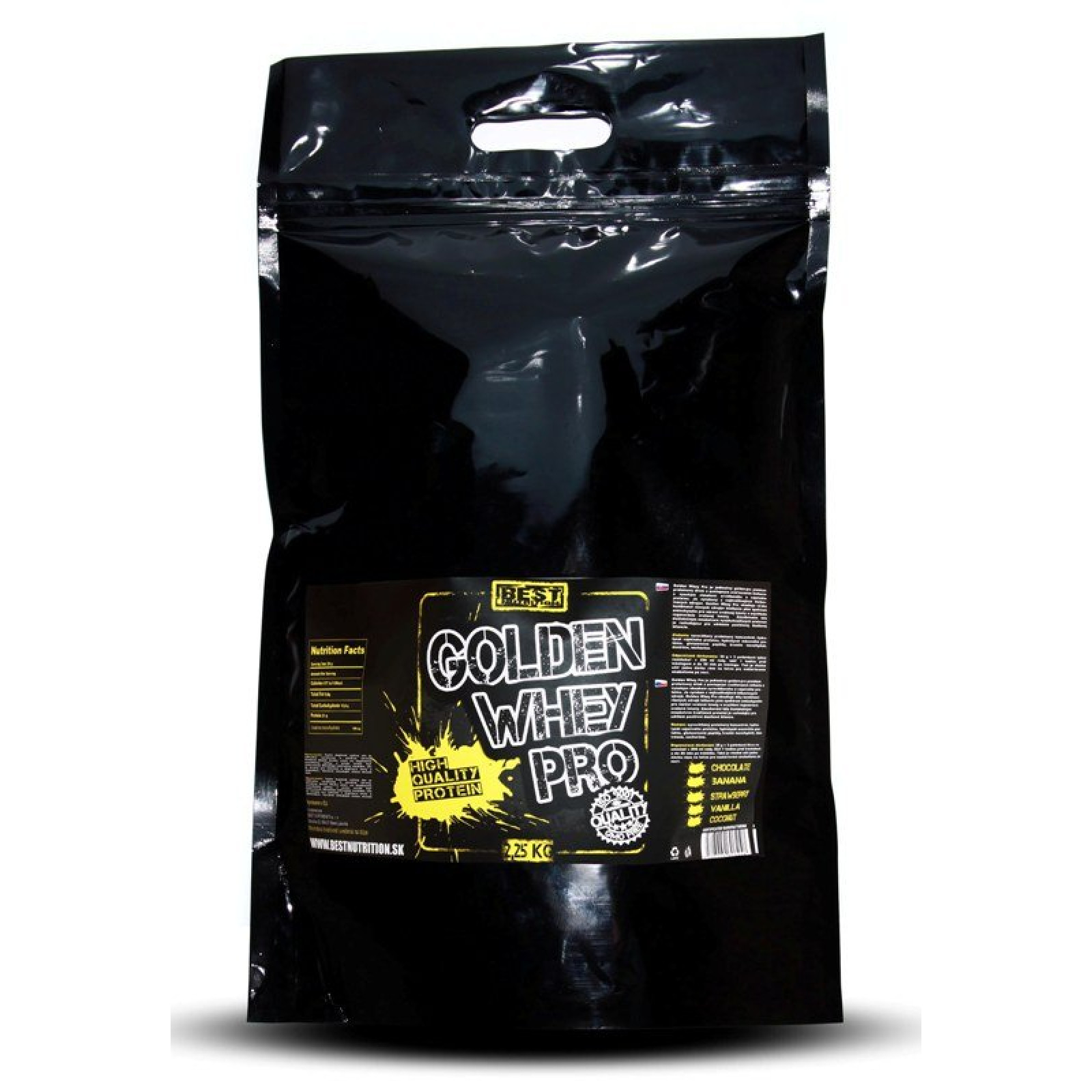 Golden Whey Pro - Best Nutrition 2,25 kg Jahoda · záber 1