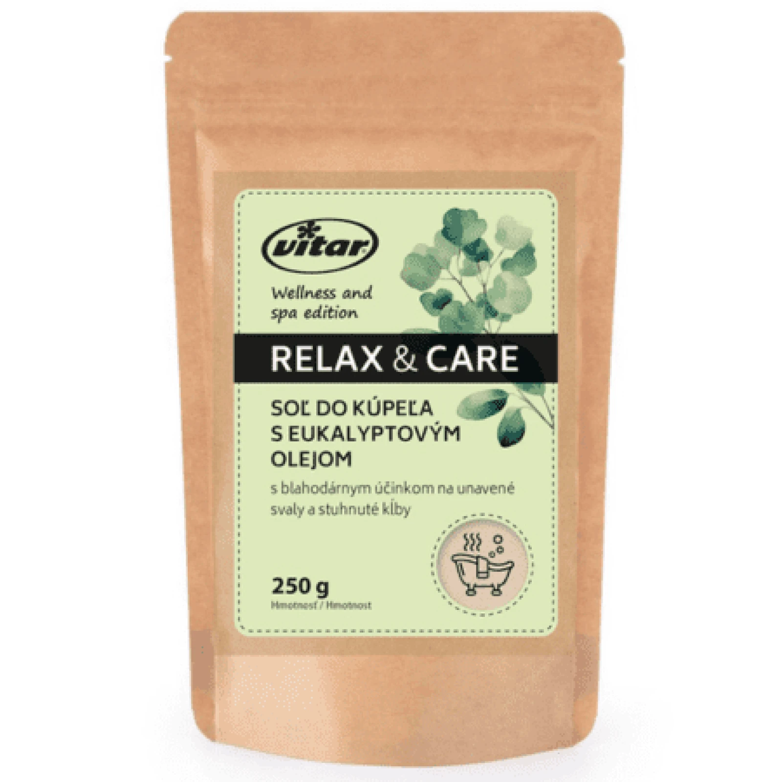 VITAR Eko kolagén box kolagén forte + darček soľ do kúpeľa set · záber 2