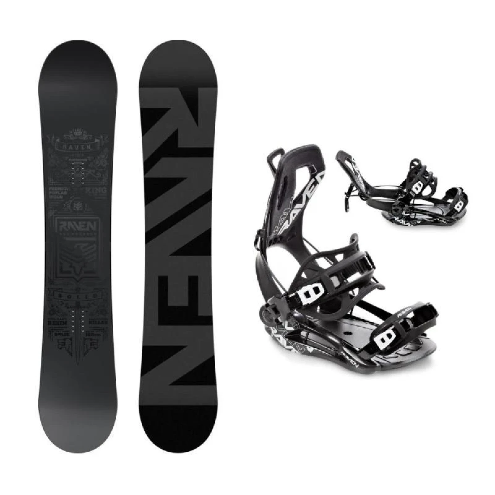 Raven Solid steel snowboard + Raven Fastec FT360 black vázání + sleva 400,- na příslušenství · záber 1