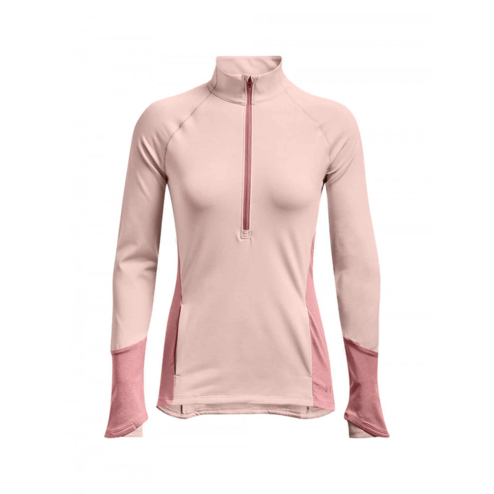 Dámska tréningová mikina s 1 2 zipsom UNDER ARMOUR UA ColdGear 1 2 Zip-PNK 685 · záber 5