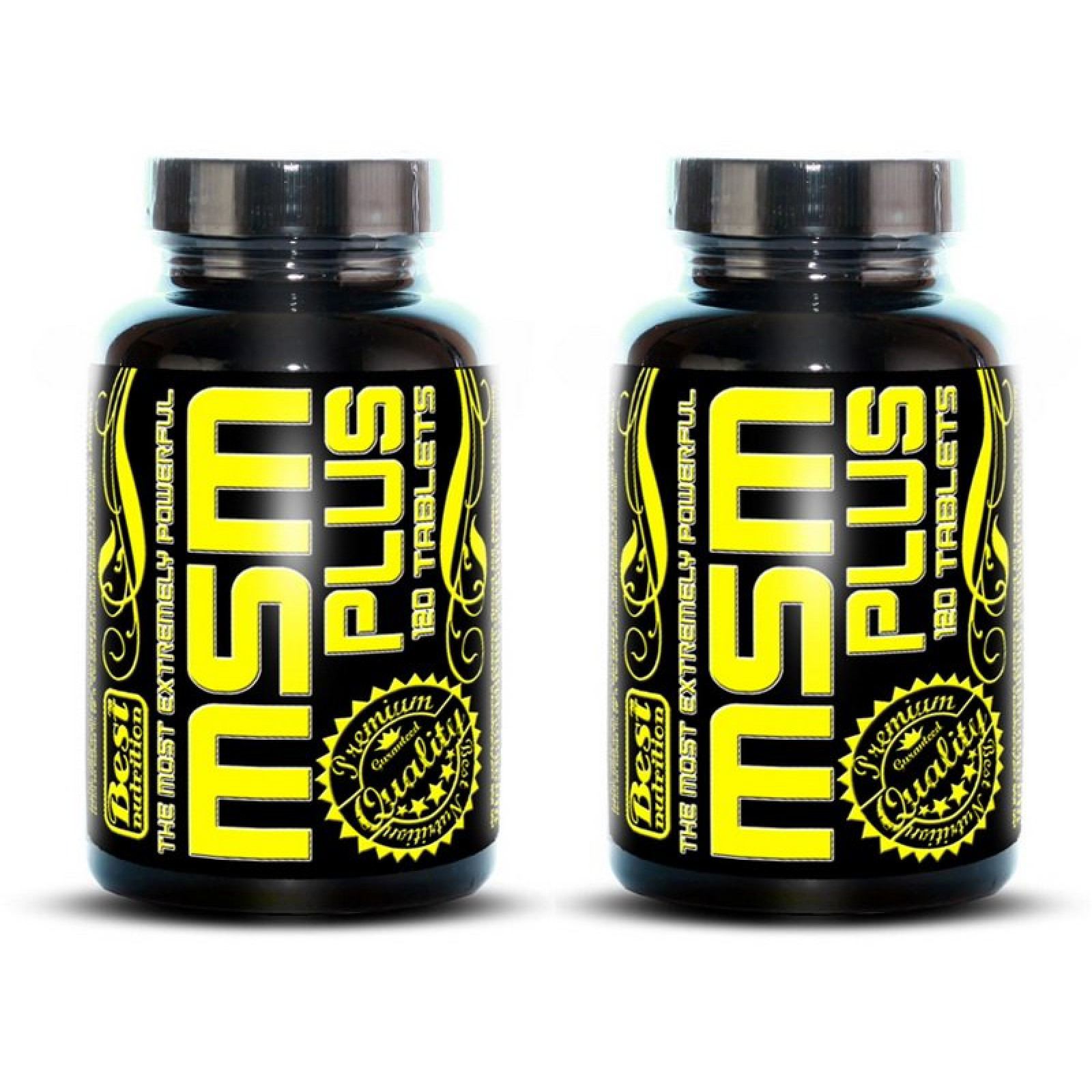 1+1 Zadarmo: MSM Plus od Best Nutrition 120 tbl. + 120 tbl. · záber 1