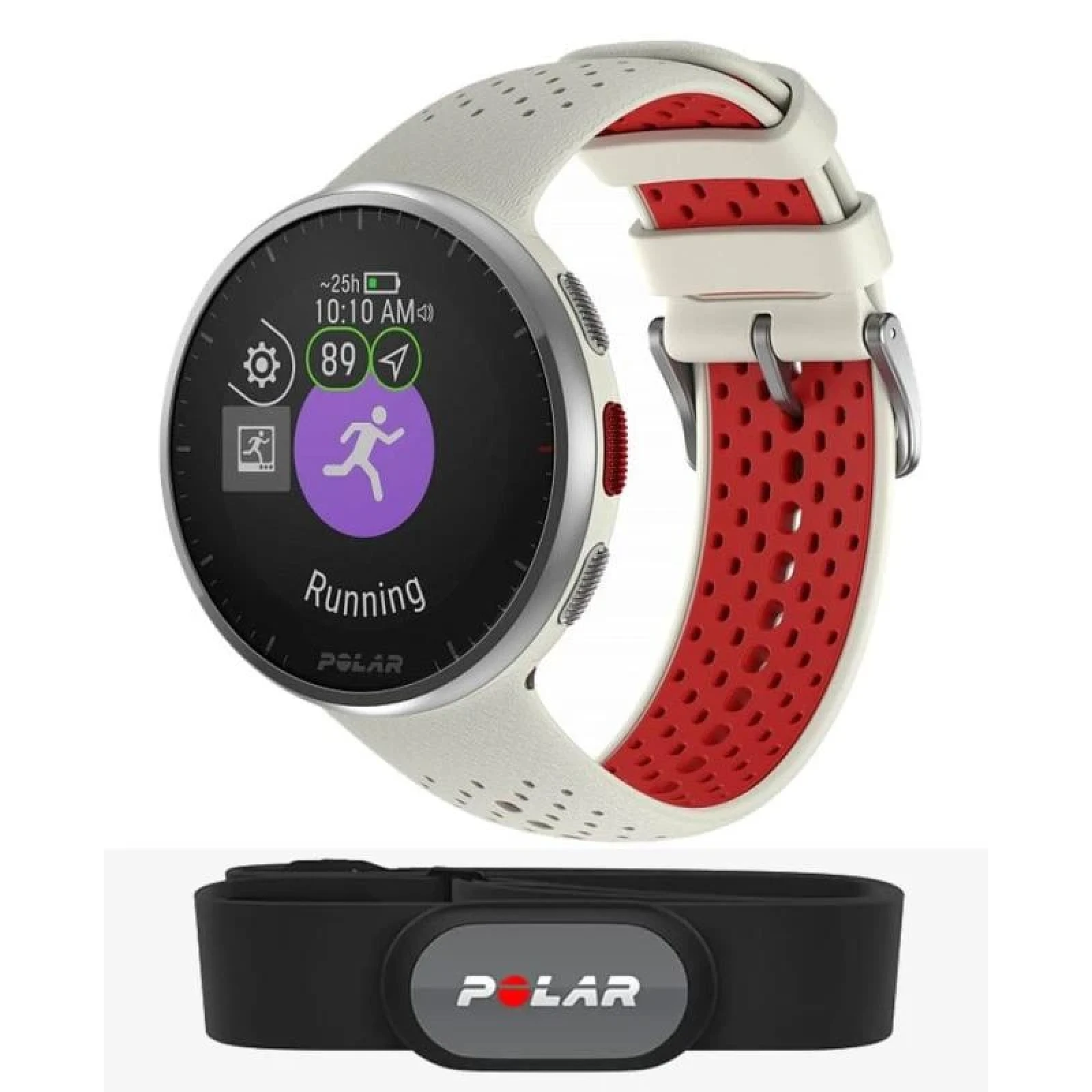Polar Pacer Pro Snow White + HR (AKČNÍ CENA) · záber 2