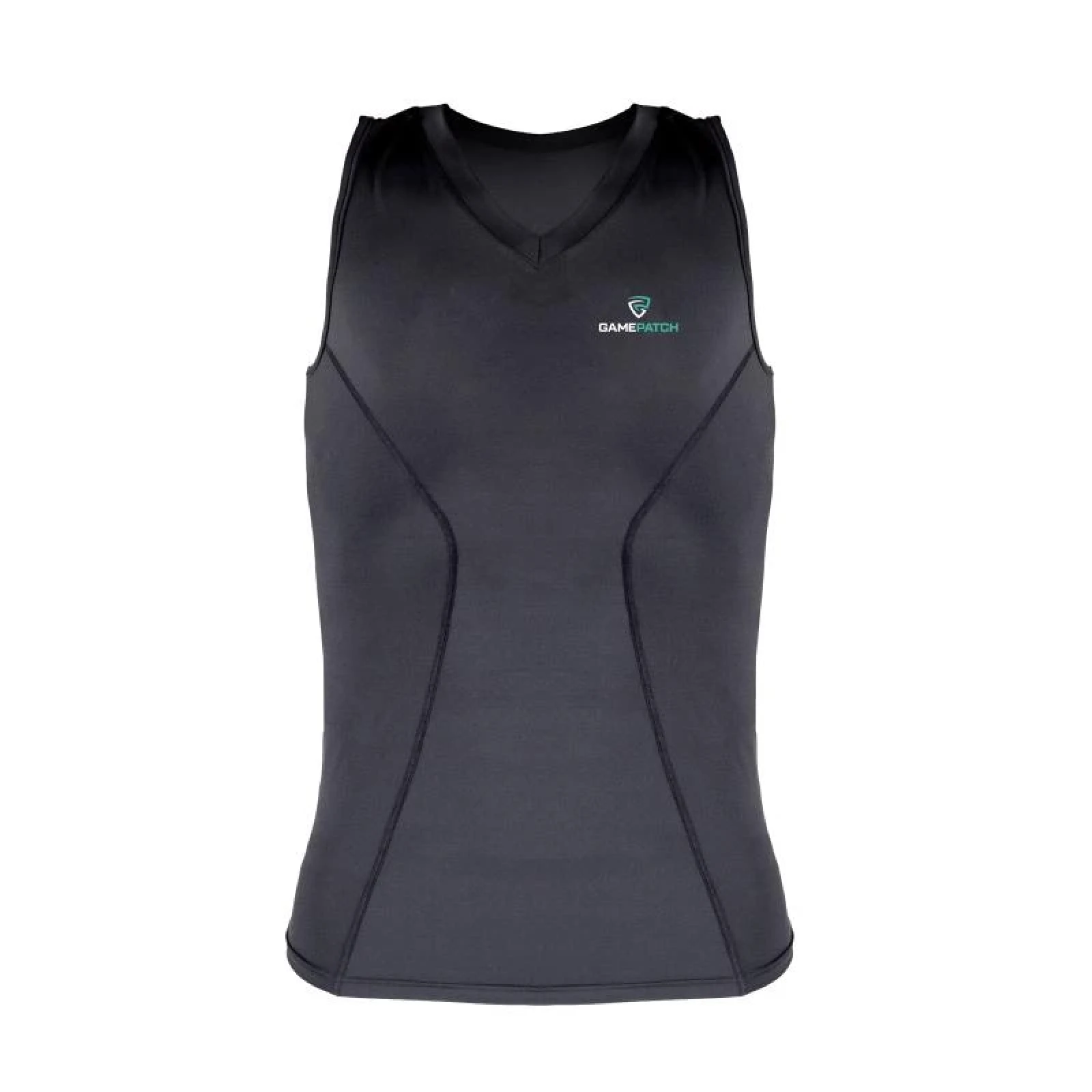 GAMEPATCH COMPRESSION SHIRT SLEEVELESS BLACK - Barva: Čierna · záber 1