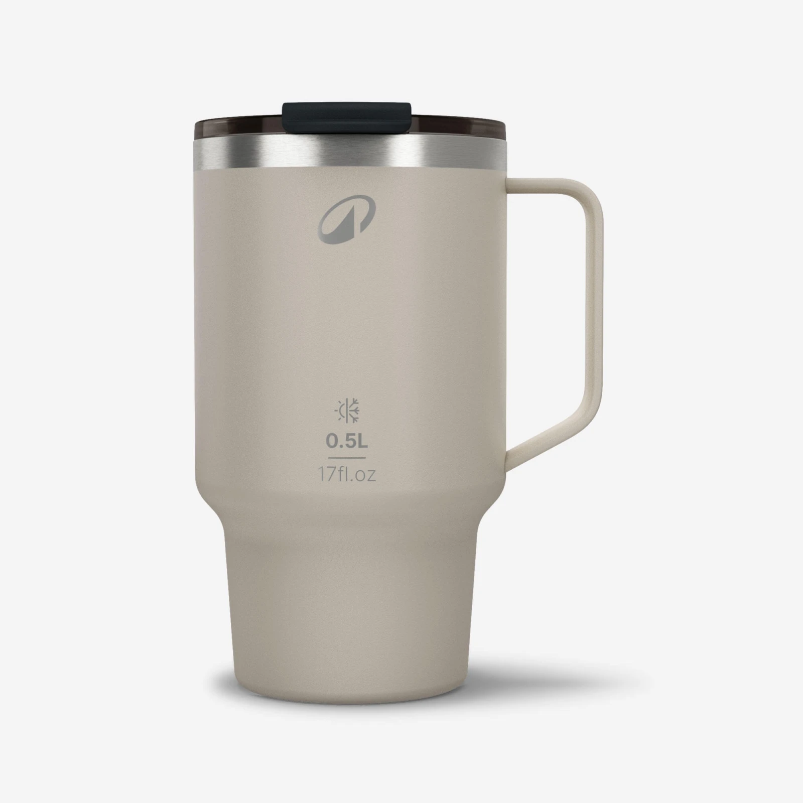 QUECHUA Antikorový termohrnček 900 0,5 l béžový bez · záber 1