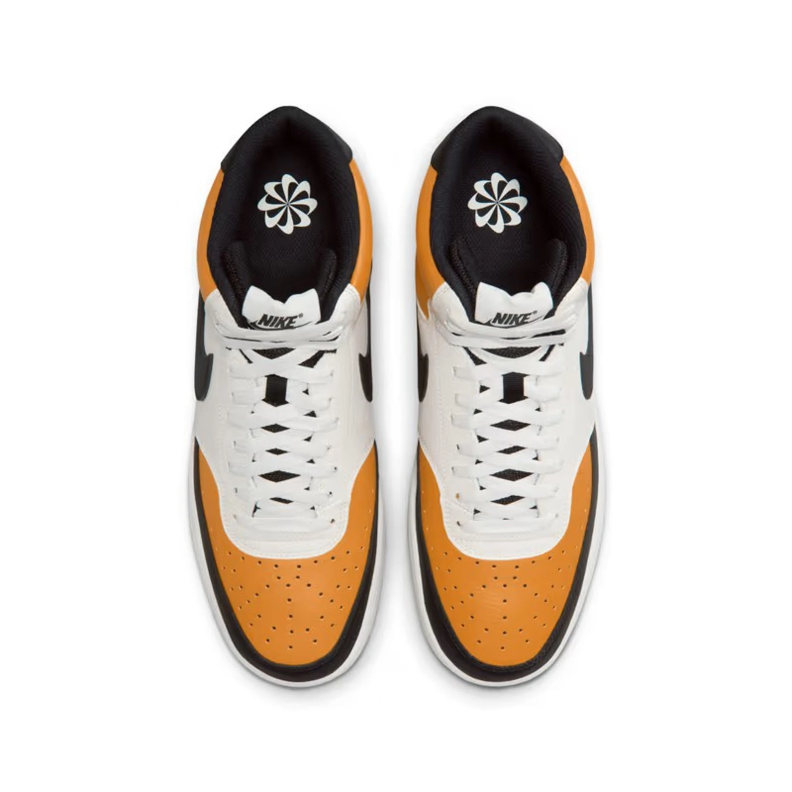 Pánska rekreačná obuv NIKE Court Vision Mid Next Nature M gold leaf black sail - Farba: čierna · záber 5