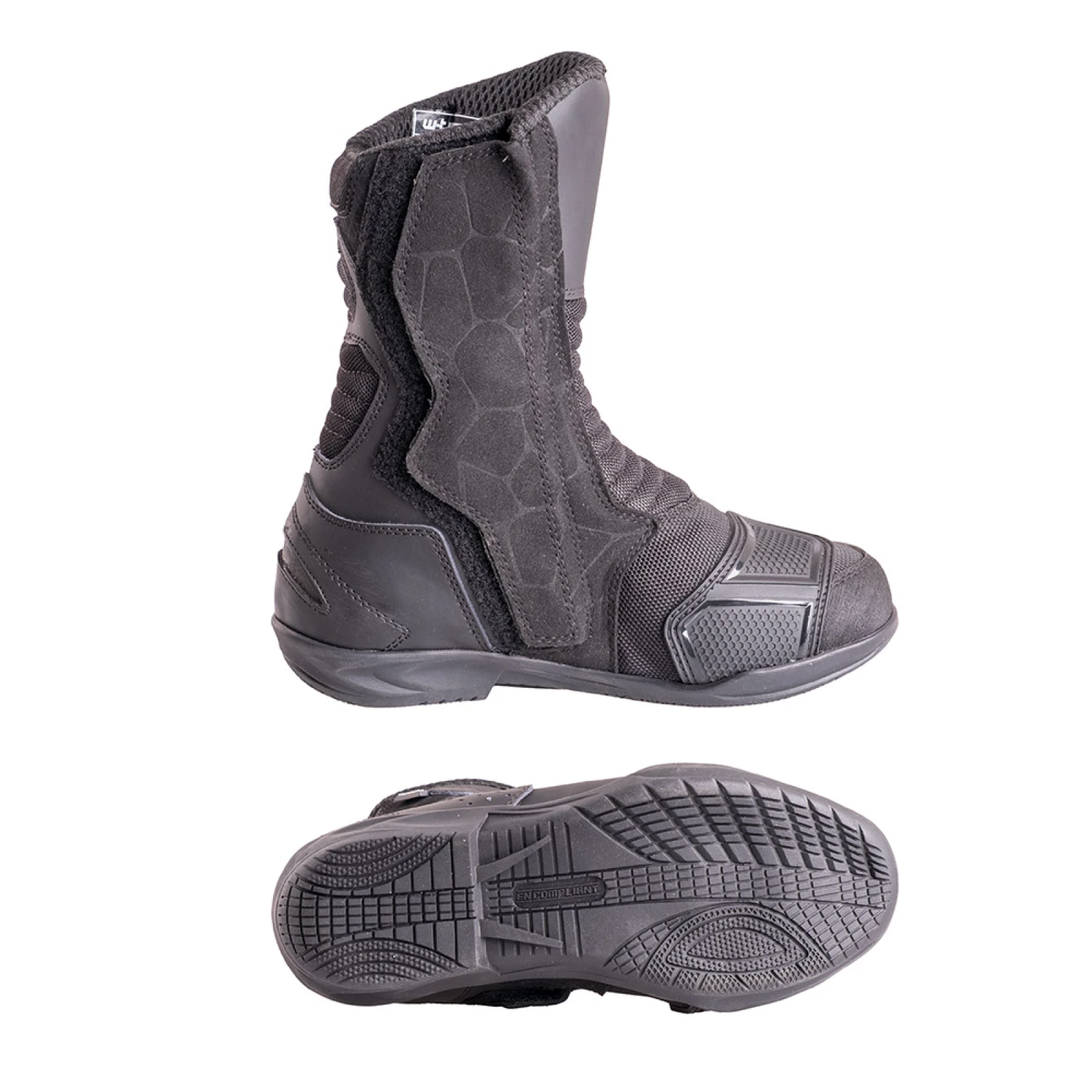 Dámske moto topánky W-TEC Dalmacia Farba čierna, · záber 2