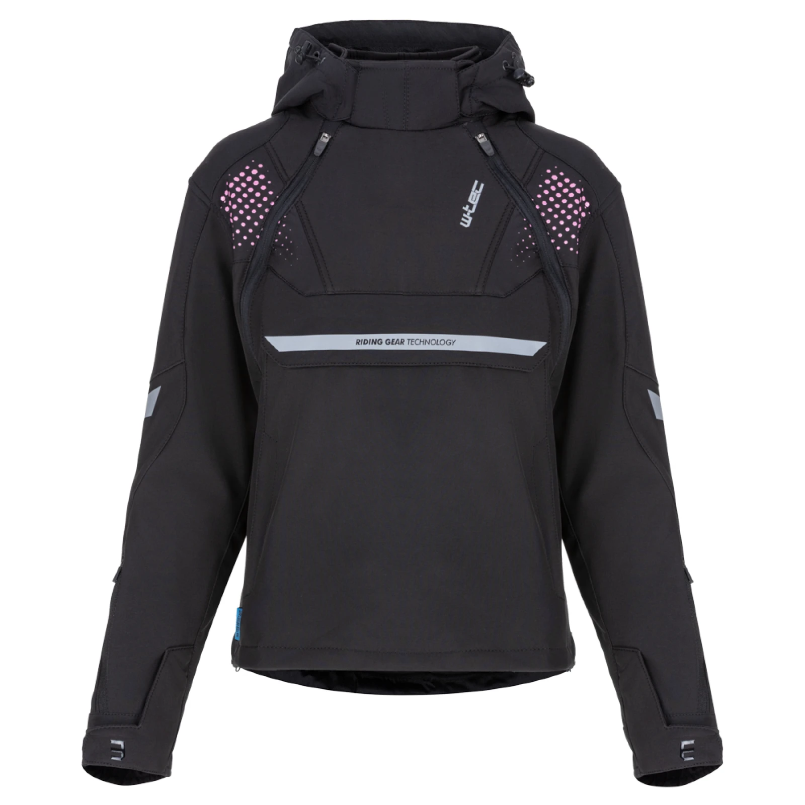 Dámska softshellová moto bunda W-TEC Annorack Lady Farba čierno-piesková, · záber 2