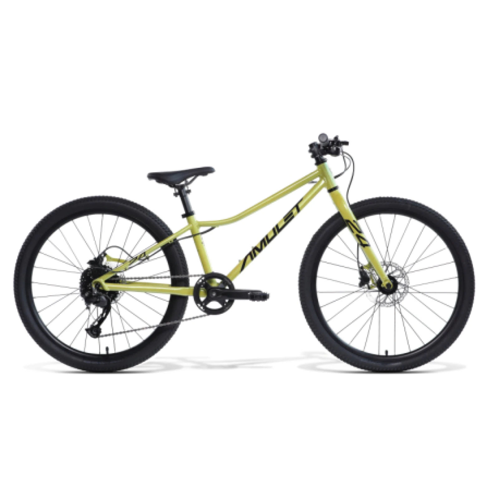 Juniorské horské kolo AMULET 24 Youngster disc, yellow pearl black · záber 1