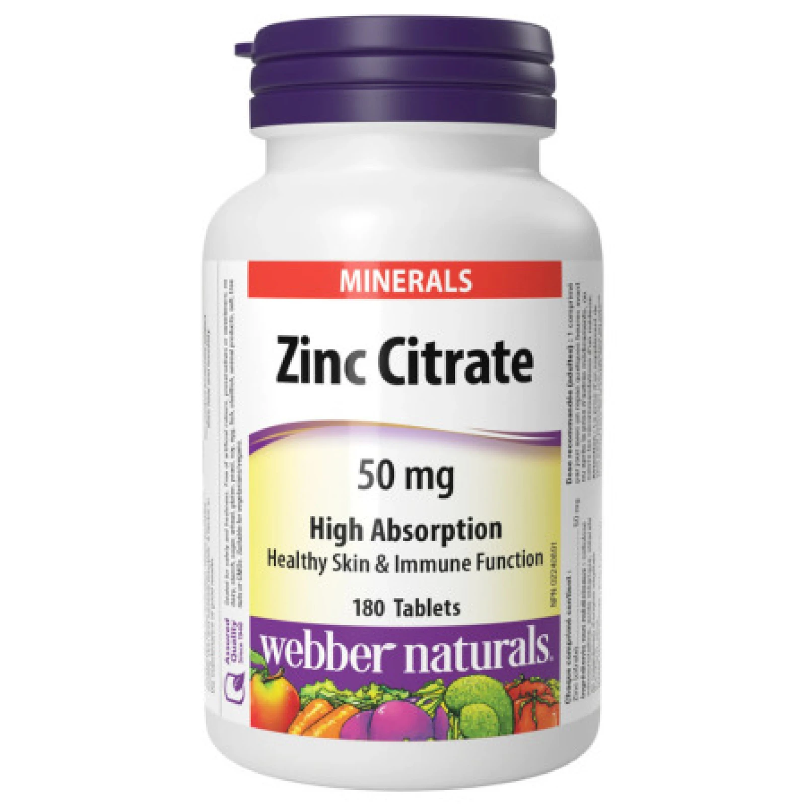 WEBBER NATURALS Zinok 50 mg 180 kapsúl · záber 2