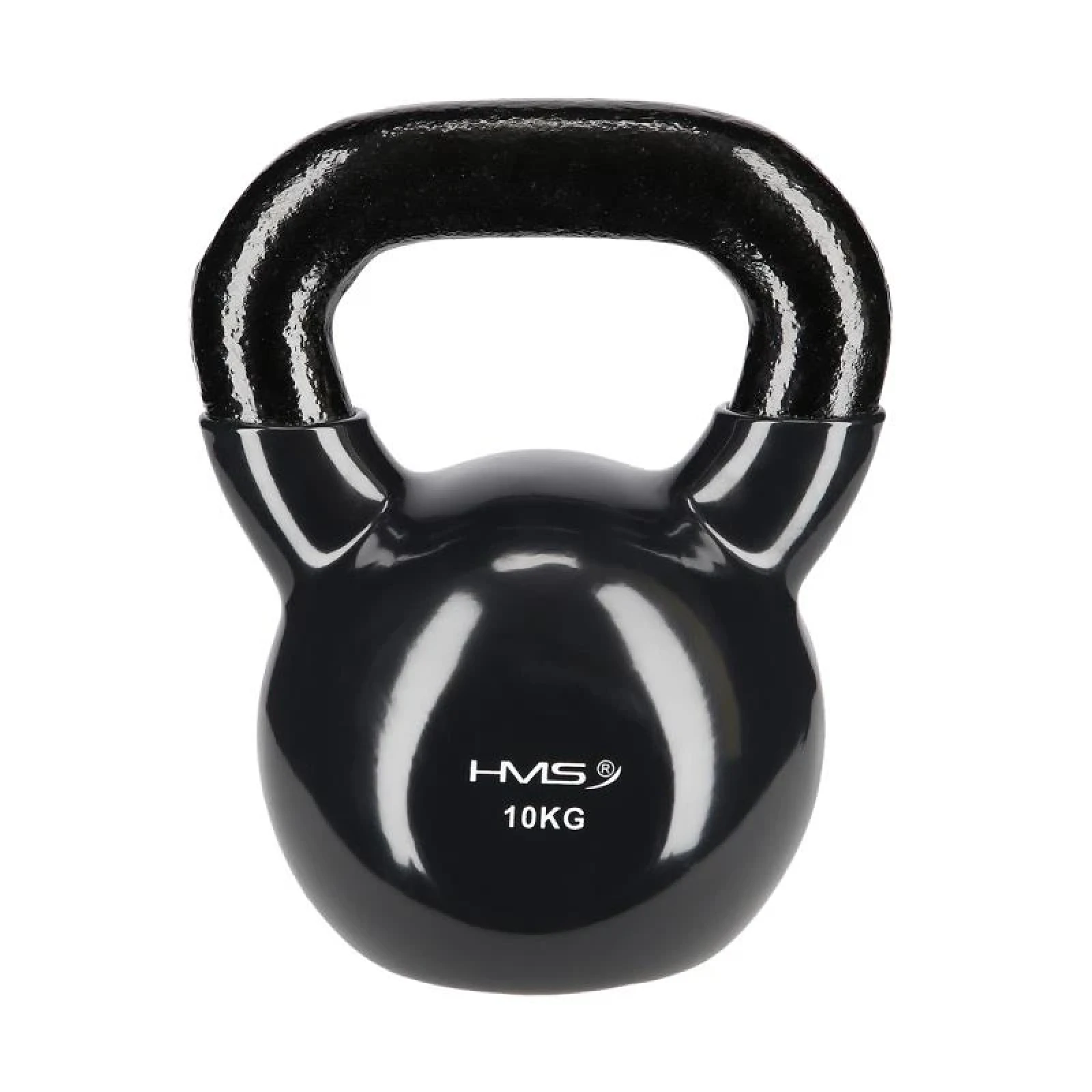 HMS Kettlebell pokrytý vinylem KNV10 10 kg, černý · záber 1