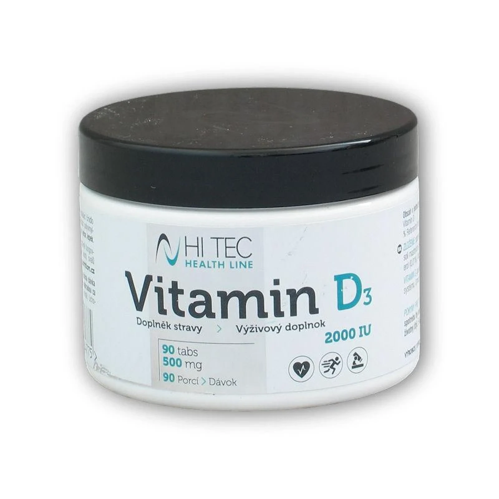 Hi Tec Nutrition Health Line Vitamín D3 2000IU 90 tablet · záber 1