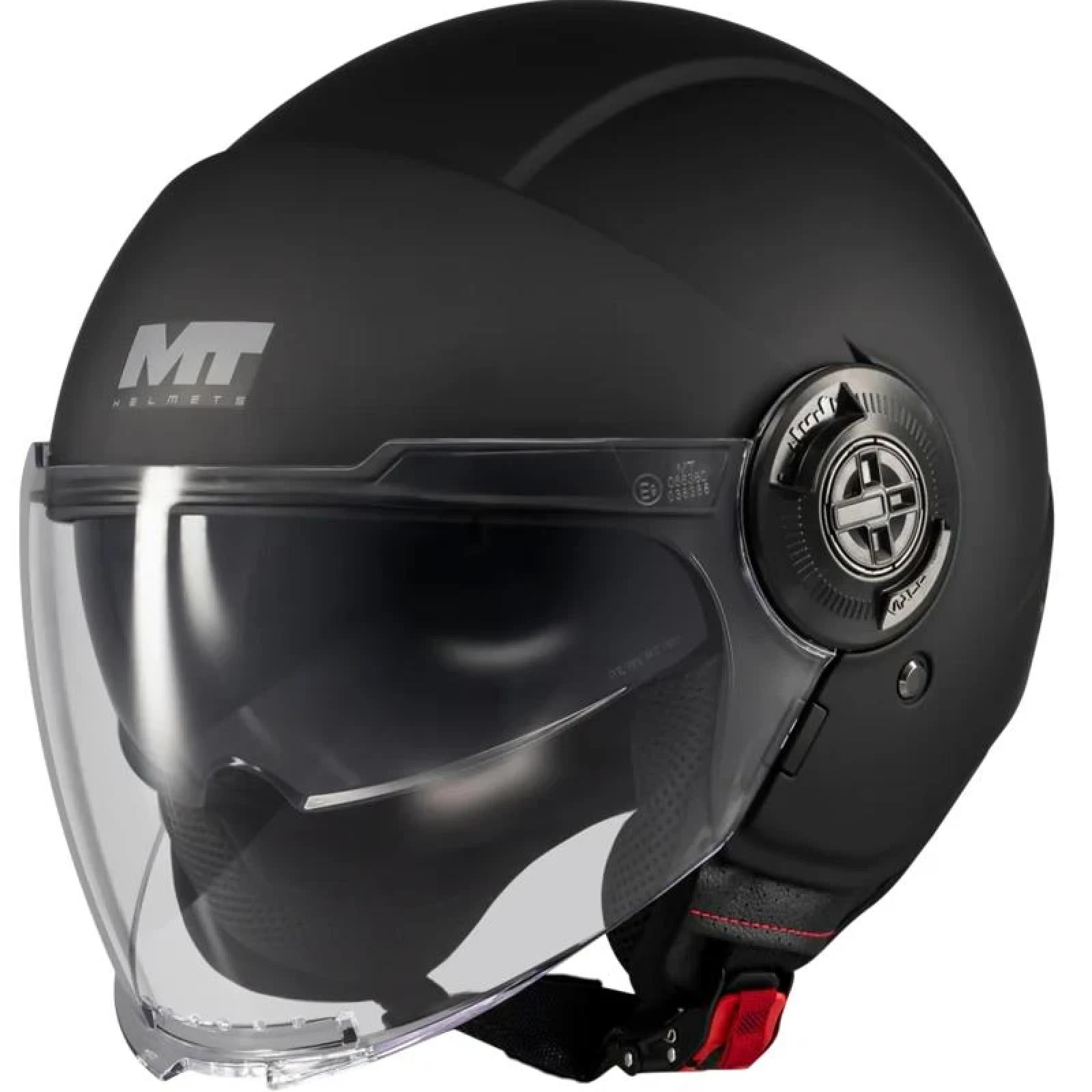 MT Helmets Otevřená helma Viale SV S Pure A1 matná černá - Velikost: 57-58 | Barva: Čierna · záber 1