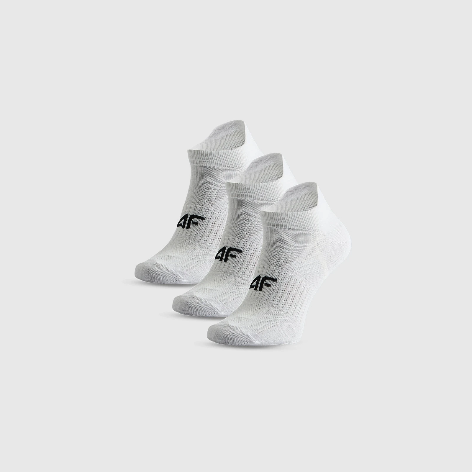 Dívčí sportovní kotníkové ponožky (3-pack) - bílé · záber 1