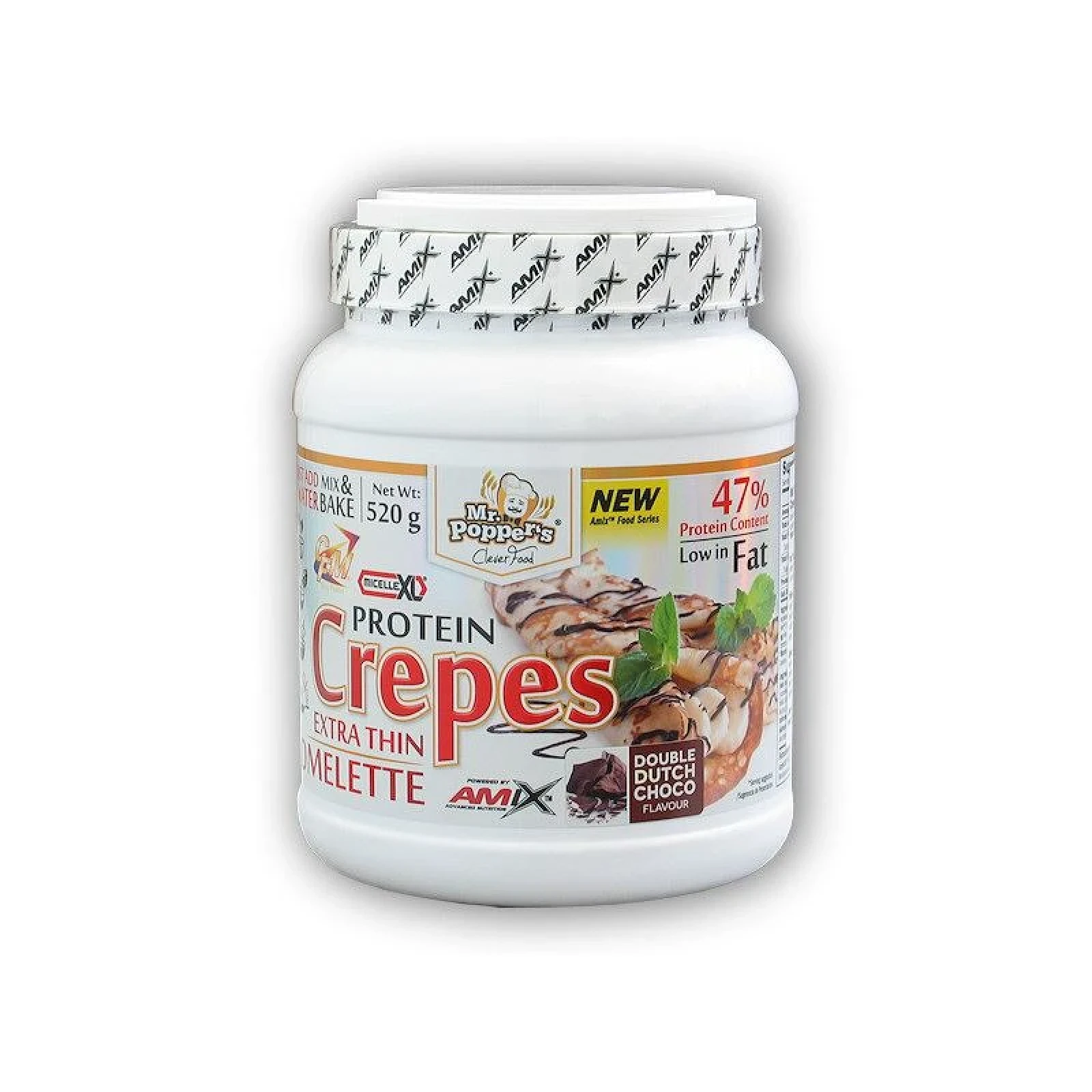 Amix Mr.Poppers Protein Crepes 520g · záber 1