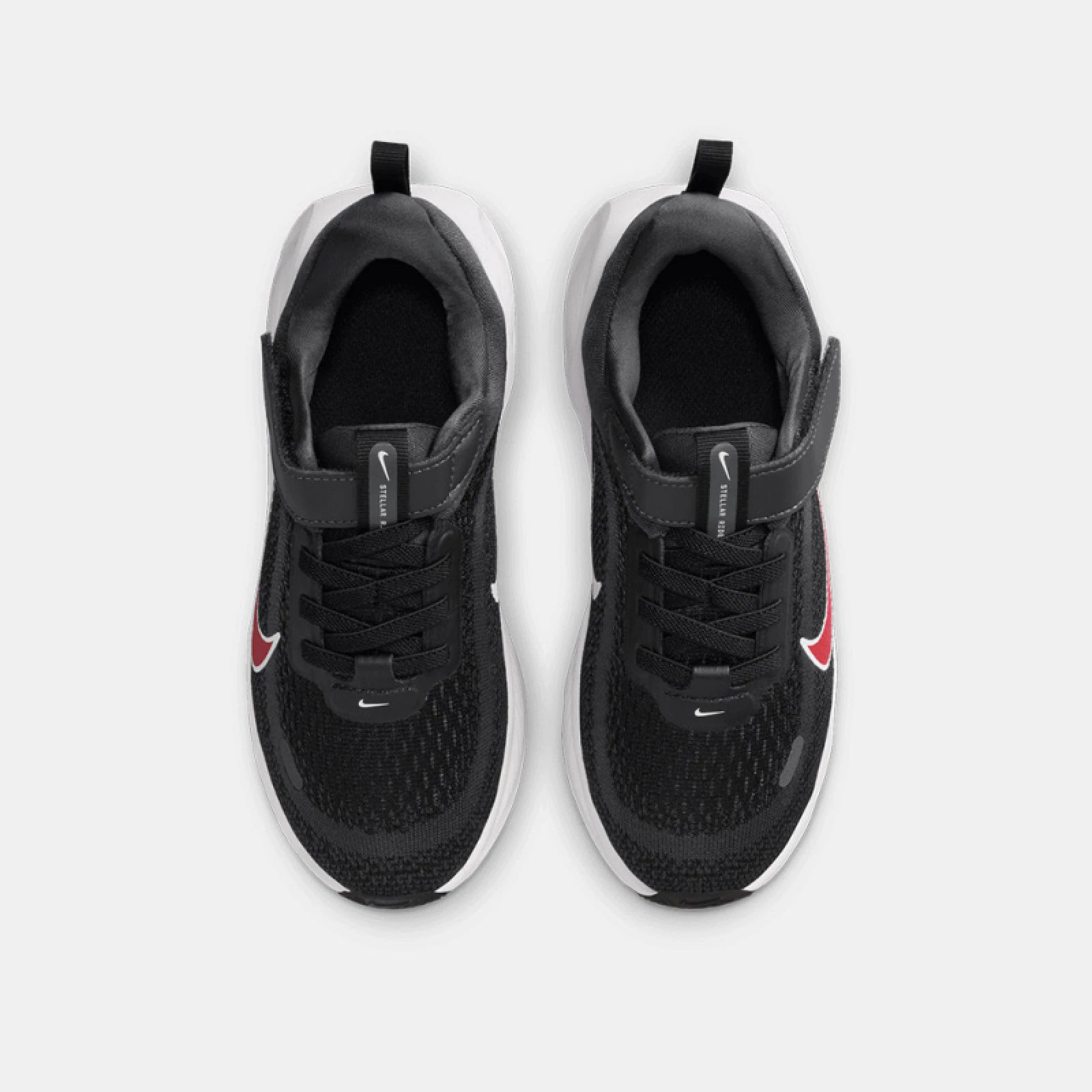 Chlapčenská športová obuv (tréningová) NIKE Stellar Ride K black university red anthracite - Farba: čierna | Pohlavie: Detské · záber 5