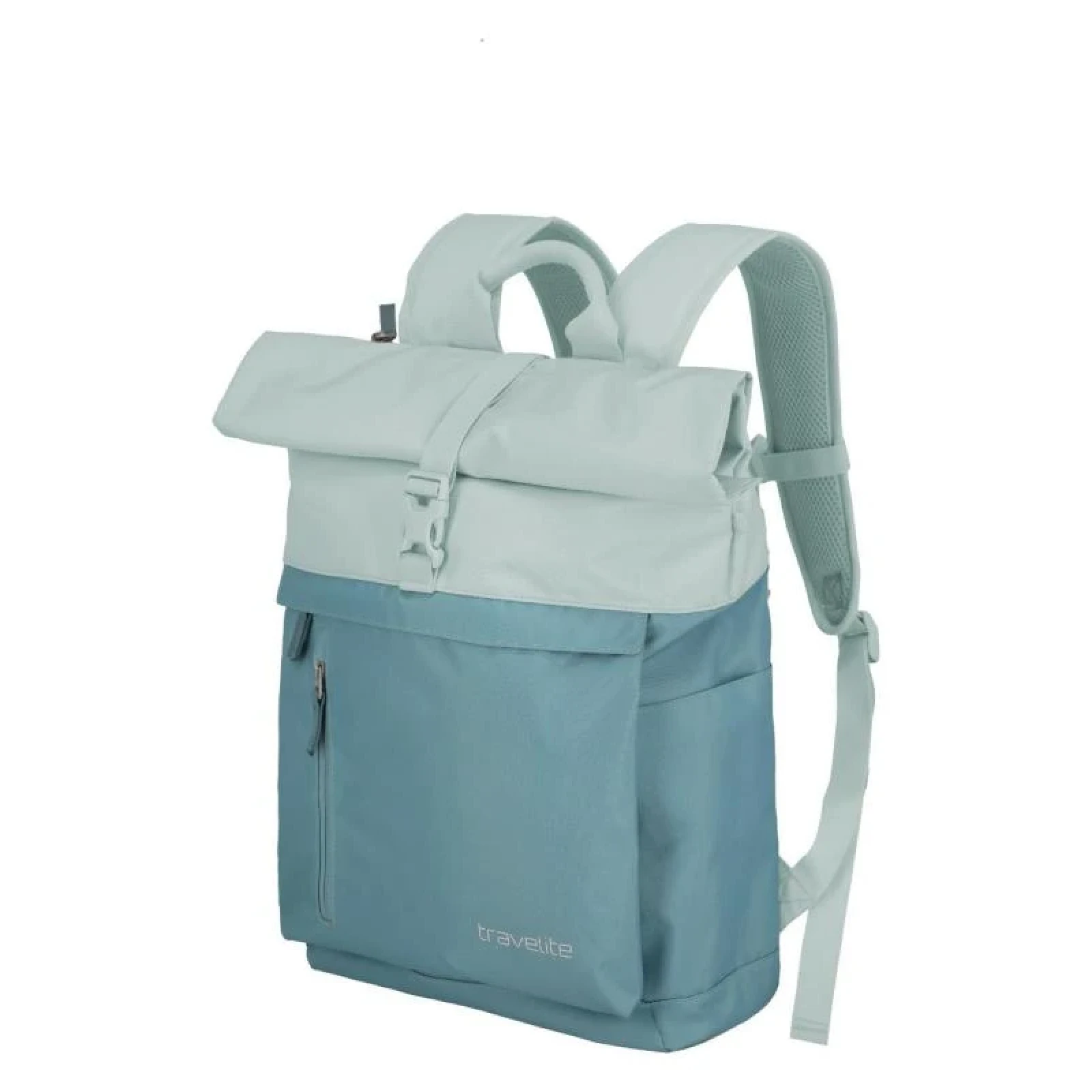Travelite Basics Rollup Backpack Ice Blue batoh · záber 1