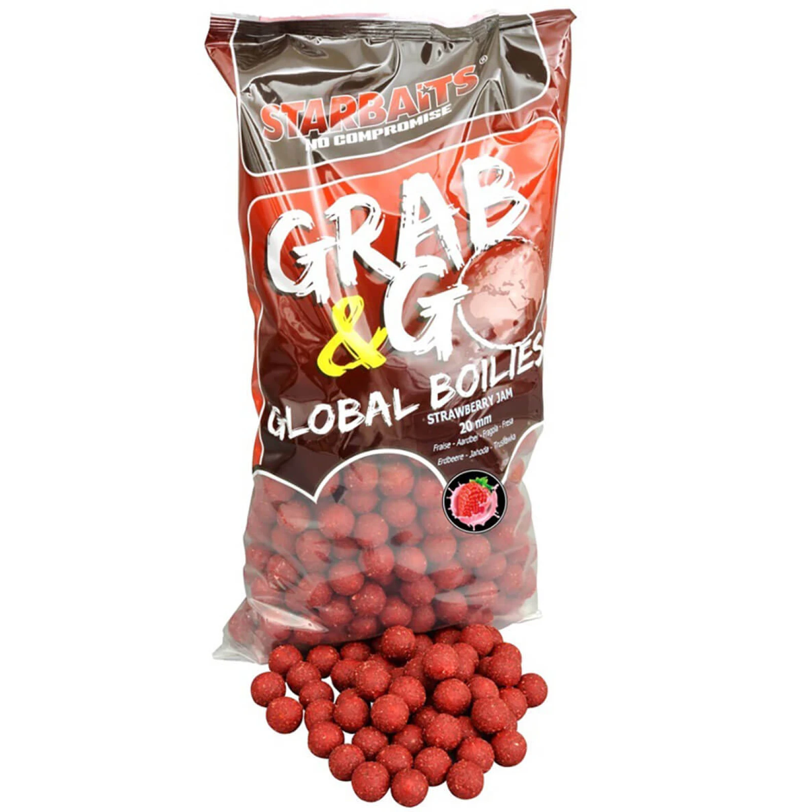 STARBAITS Grab & Go Global Jahoda priemer 24 mm, balenie 2,5 kg · záber 1