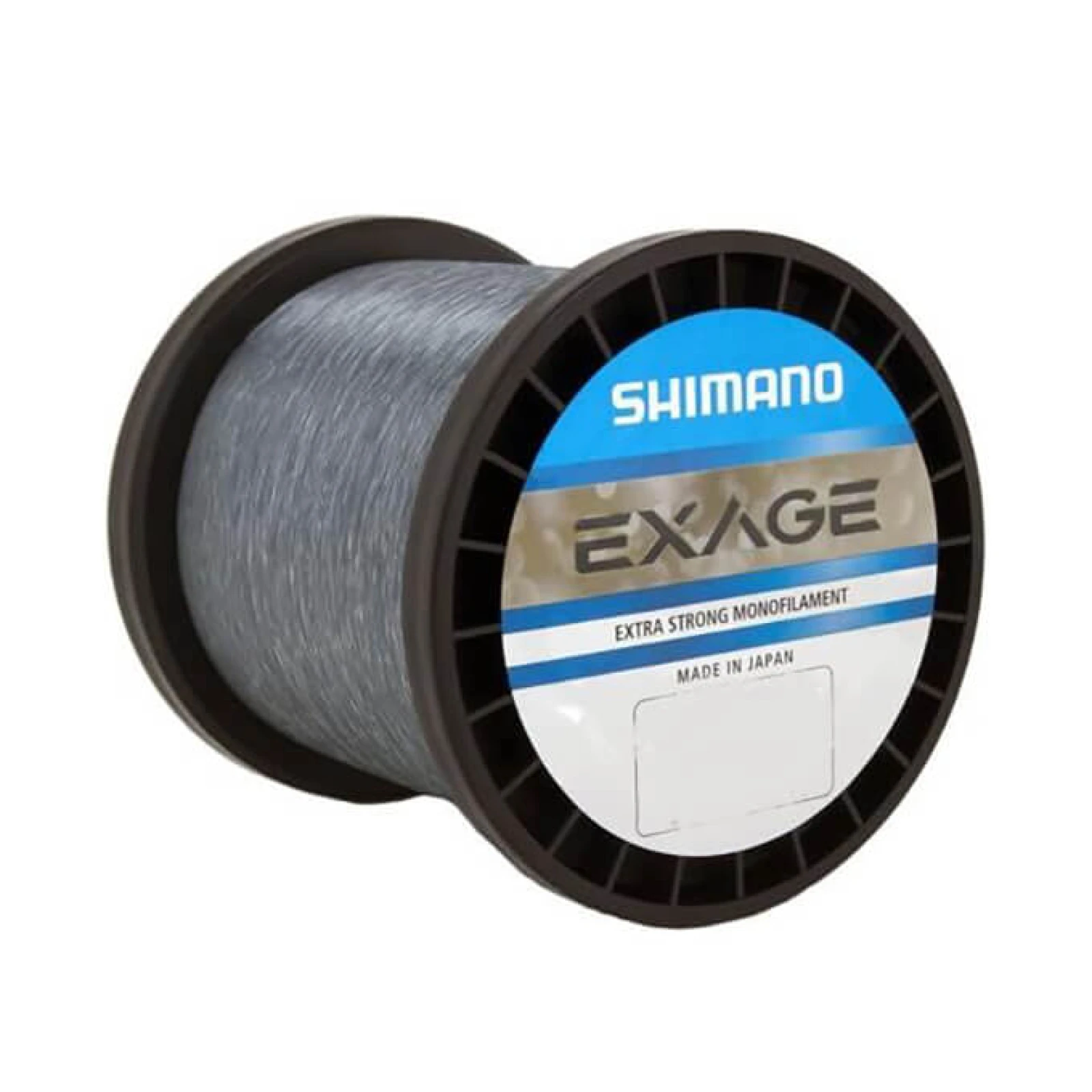 SHIMANO Line Exage Steel Grey, 1000 m priemer 0,355 mm, nosnosť 10,40 kg · záber 1