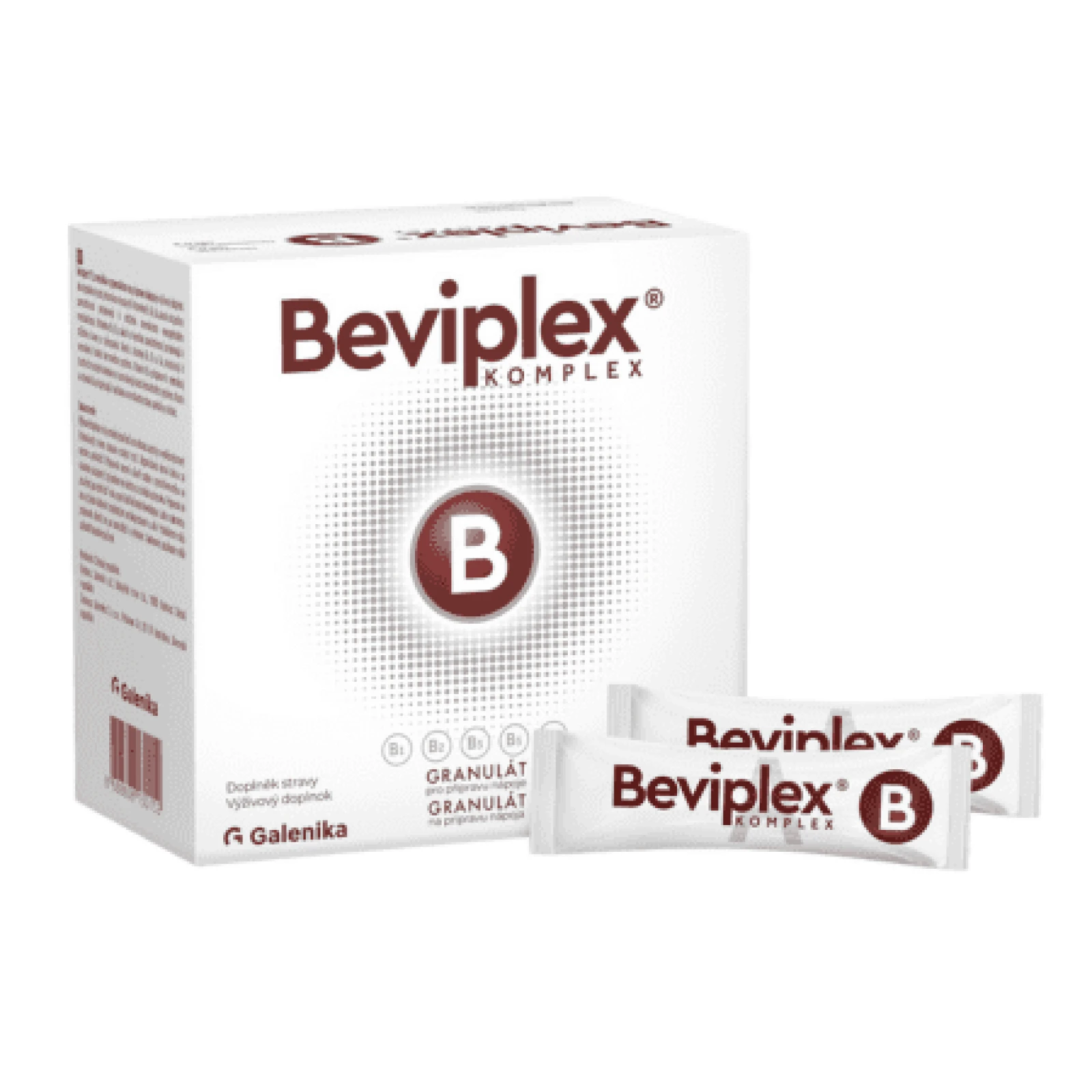 BEVIPLEX B komplex granulát 30 vrecúšok · záber 1