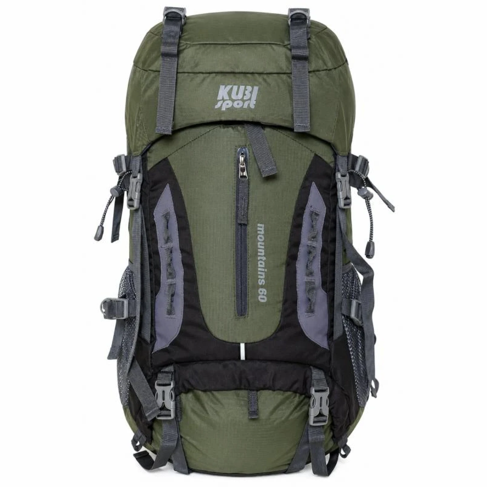 Kubisport Batoh Mountains 60 L na náročnější horskou turistiku zelený · záber 1