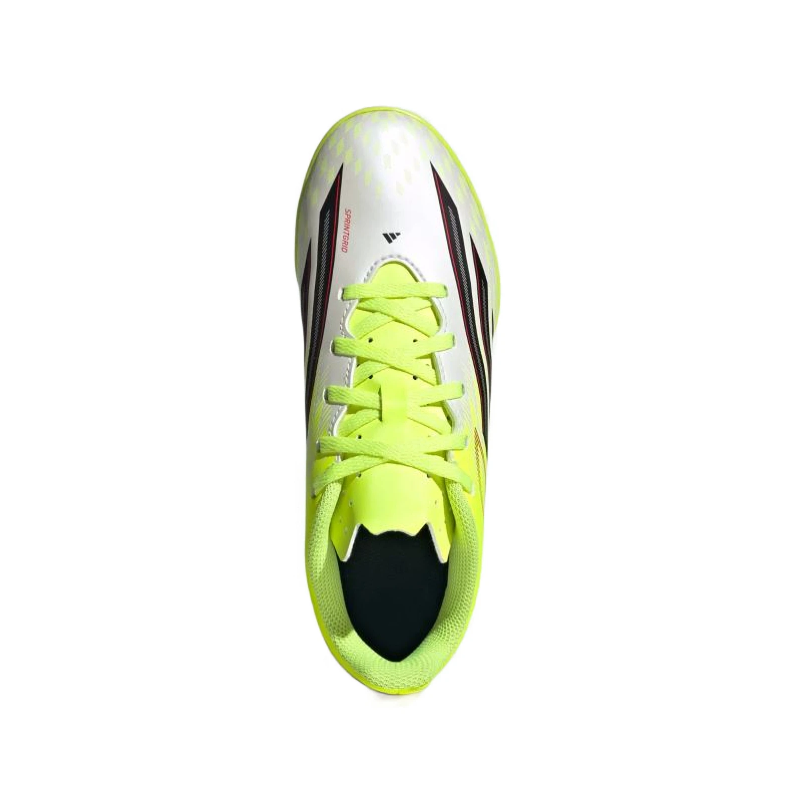 Chlapčenské futbalové kopačky turfy ADIDAS F50 Club Jr TF team solar yellow 2 core black lucid red - Farba: čierna · záber 5