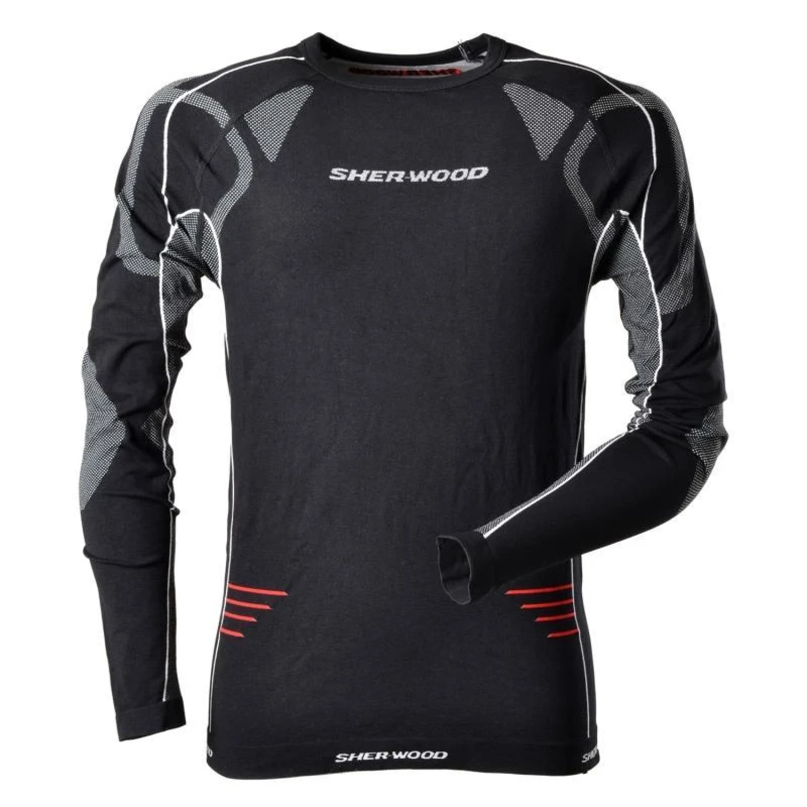Sherwood Triko s dlouhým rukávem Comfort Compression POUZE černá, Senior (VÝPRODEJ) · záber 1