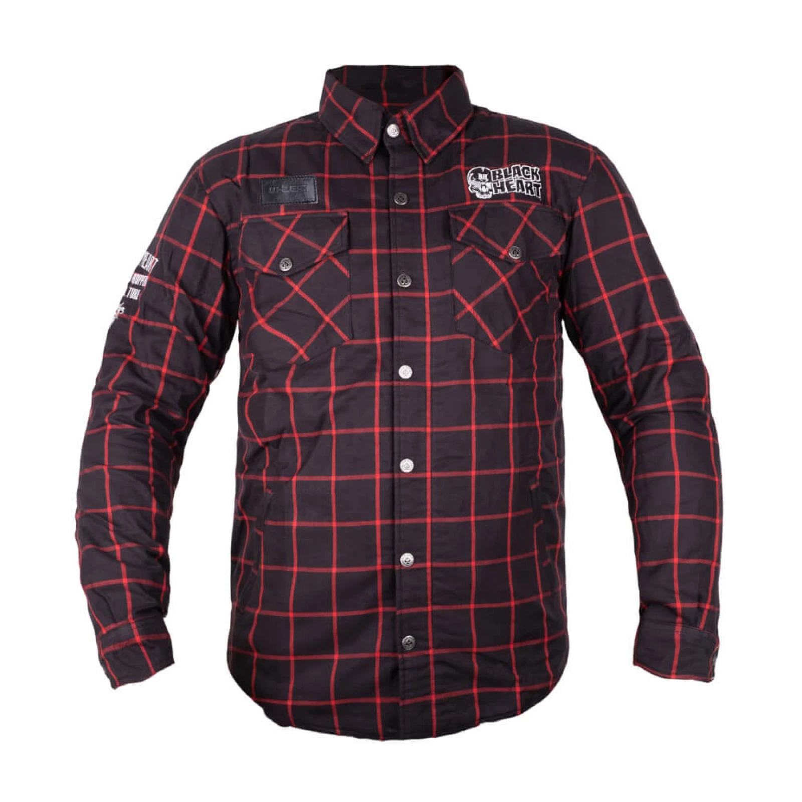 W-TEC Black Heart Rattlesneak čierna s červeným pruhom - XL - Veľkosť: XL | Farba: čierna · záber 1