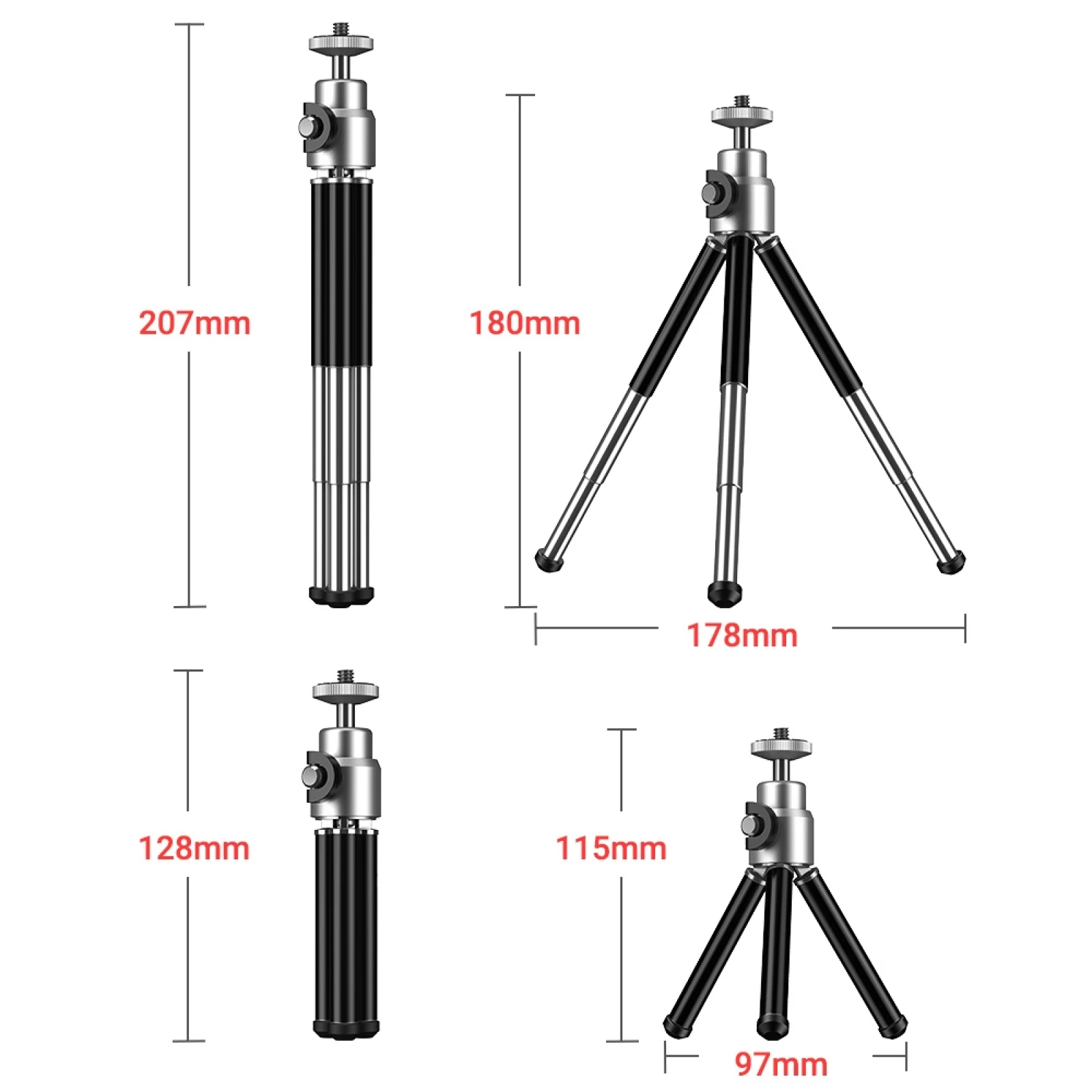 Apexel Apexel 4-in-1 Tripod · záber 5