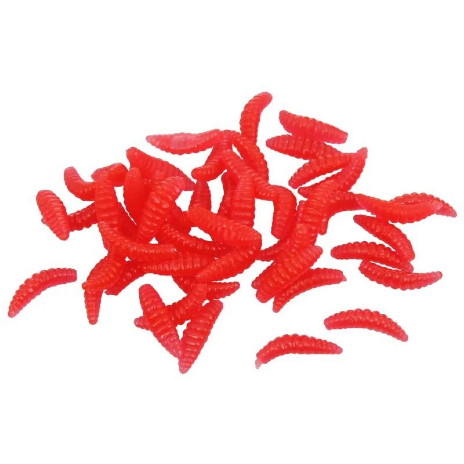 Merco Bait Soft Worms umělí červi 50 ks červená · záber 1