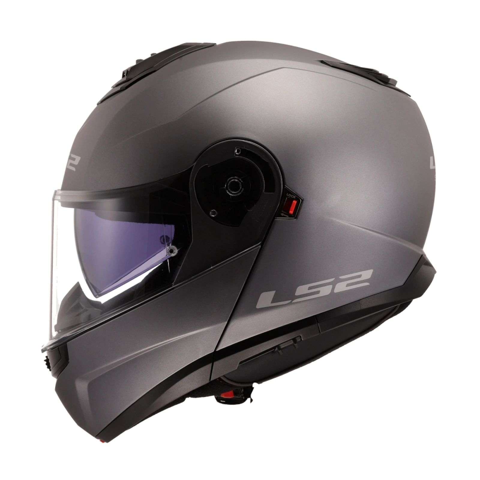 LS2 FF908 Strobe II Matt Titanium 3XL (65-66) · záber 5