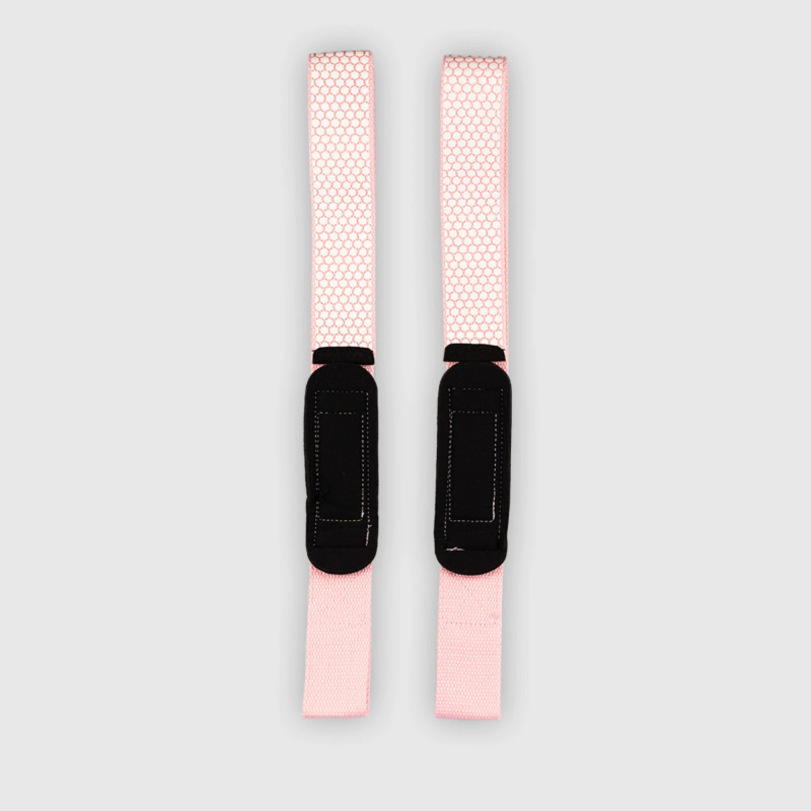 Trhačky s gripom Iron Aesthetics Grip Straps, ružové · záber 5