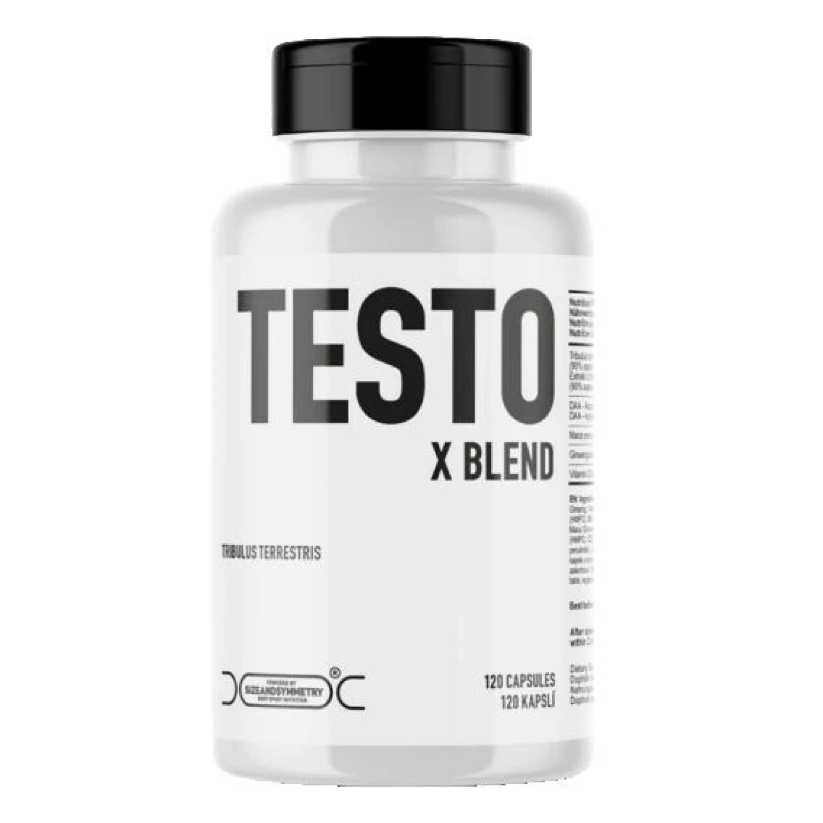 SizeandSymmetry Tribulus TESTO X-BLEND 120 kapslí · záber 1