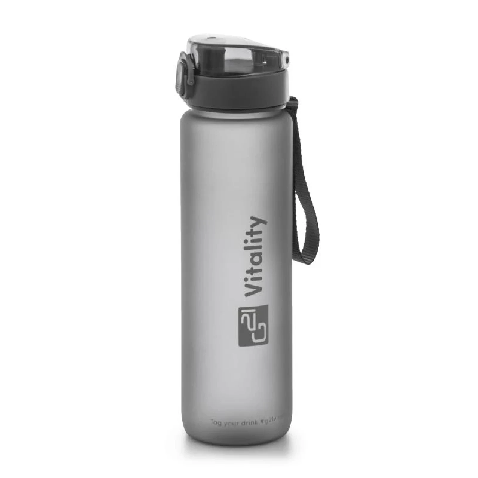G21 Láhev na pití, 1000 ml, šedá-zmrzlá · záber 1